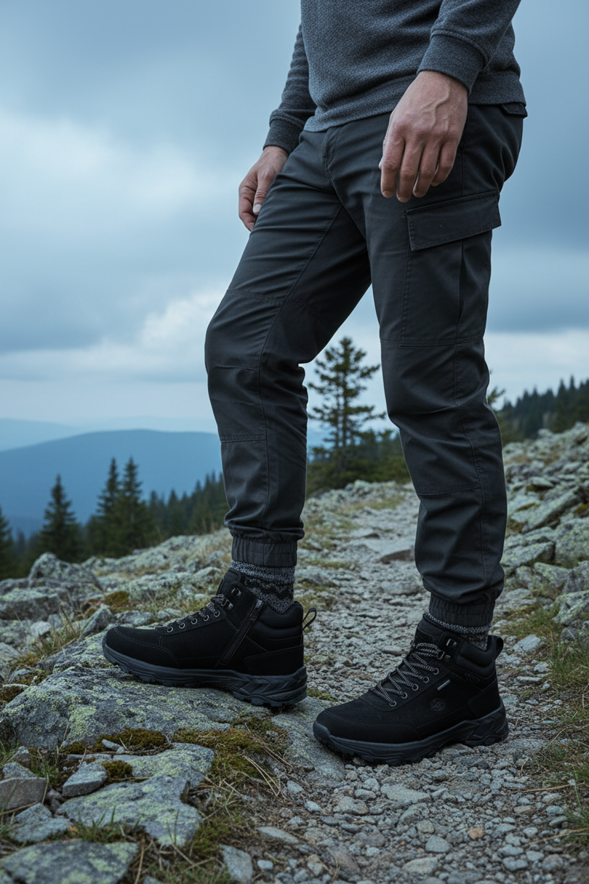 ROBBEN-C 5PR Siyah Erkek Outdoor Bot - Görsel 3