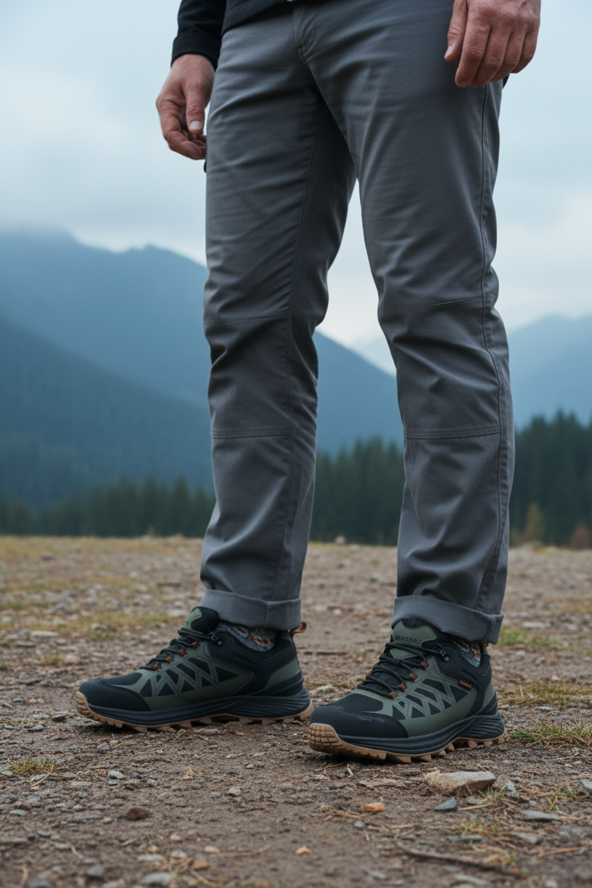 237520 4PR Haki Erkek Outdoor - Görsel 3