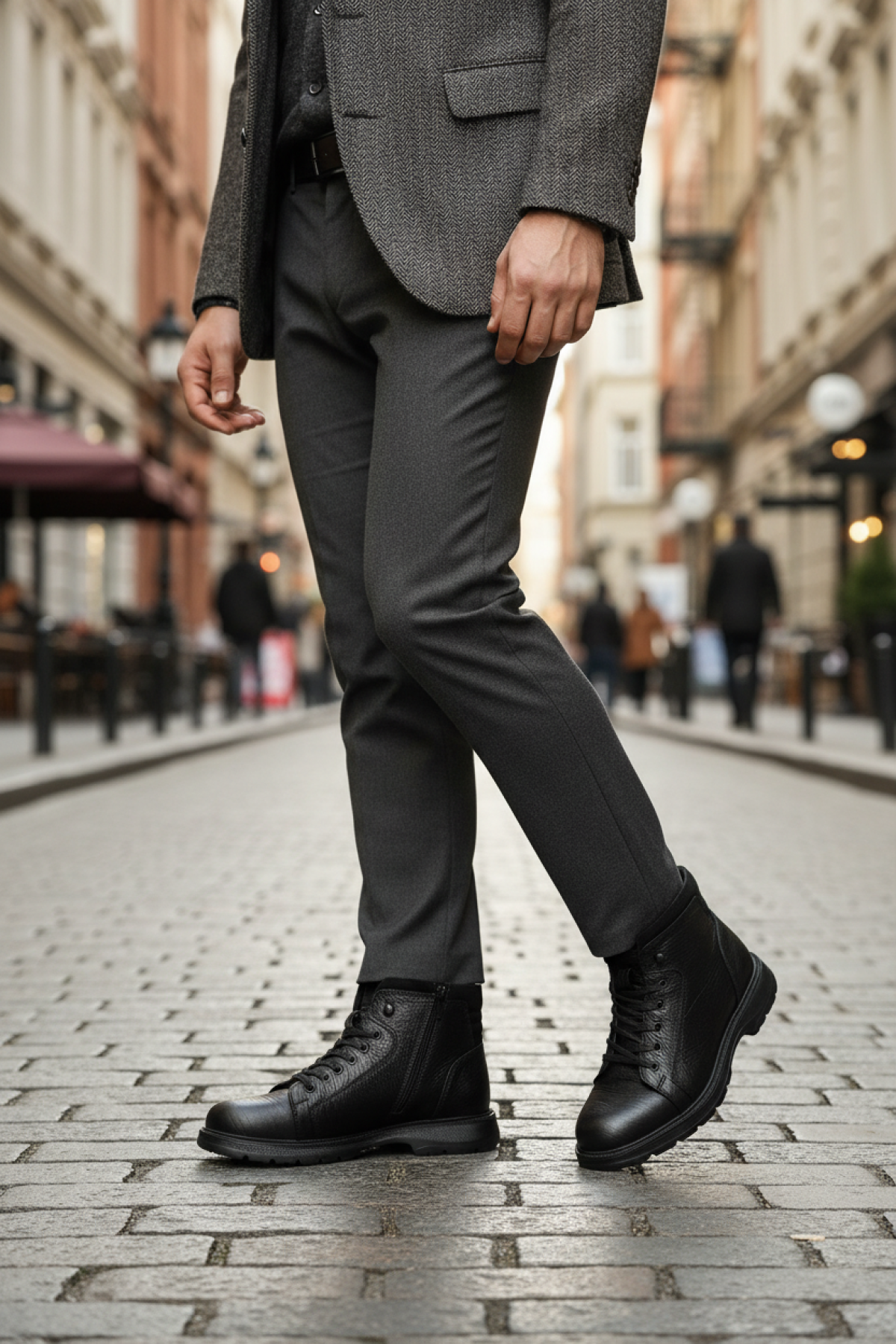 SALAR 5PR Siyah Erkek Bot - Görsel 3