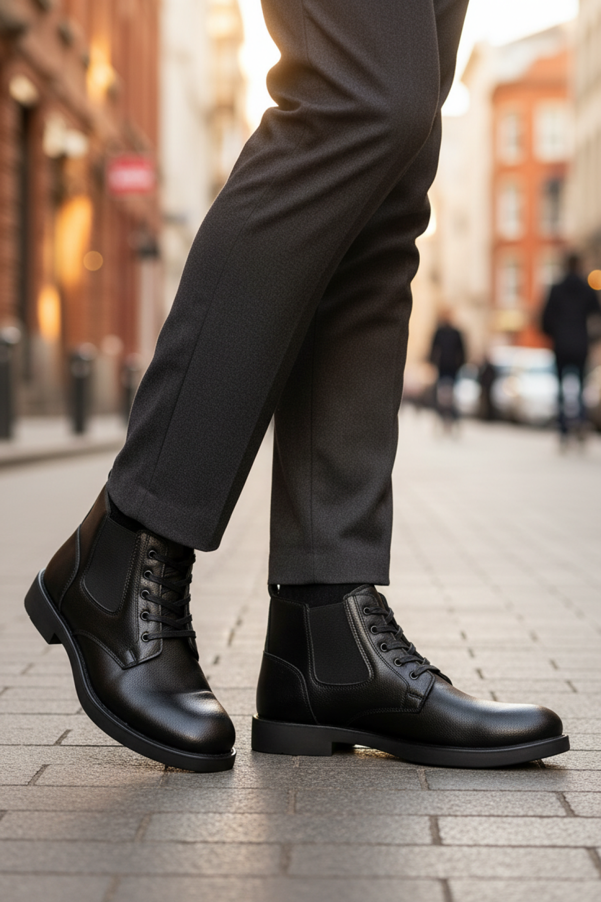 Garamond BOZAT PRO 5PR Siyah Erkek Klasik Bot - Görsel 3