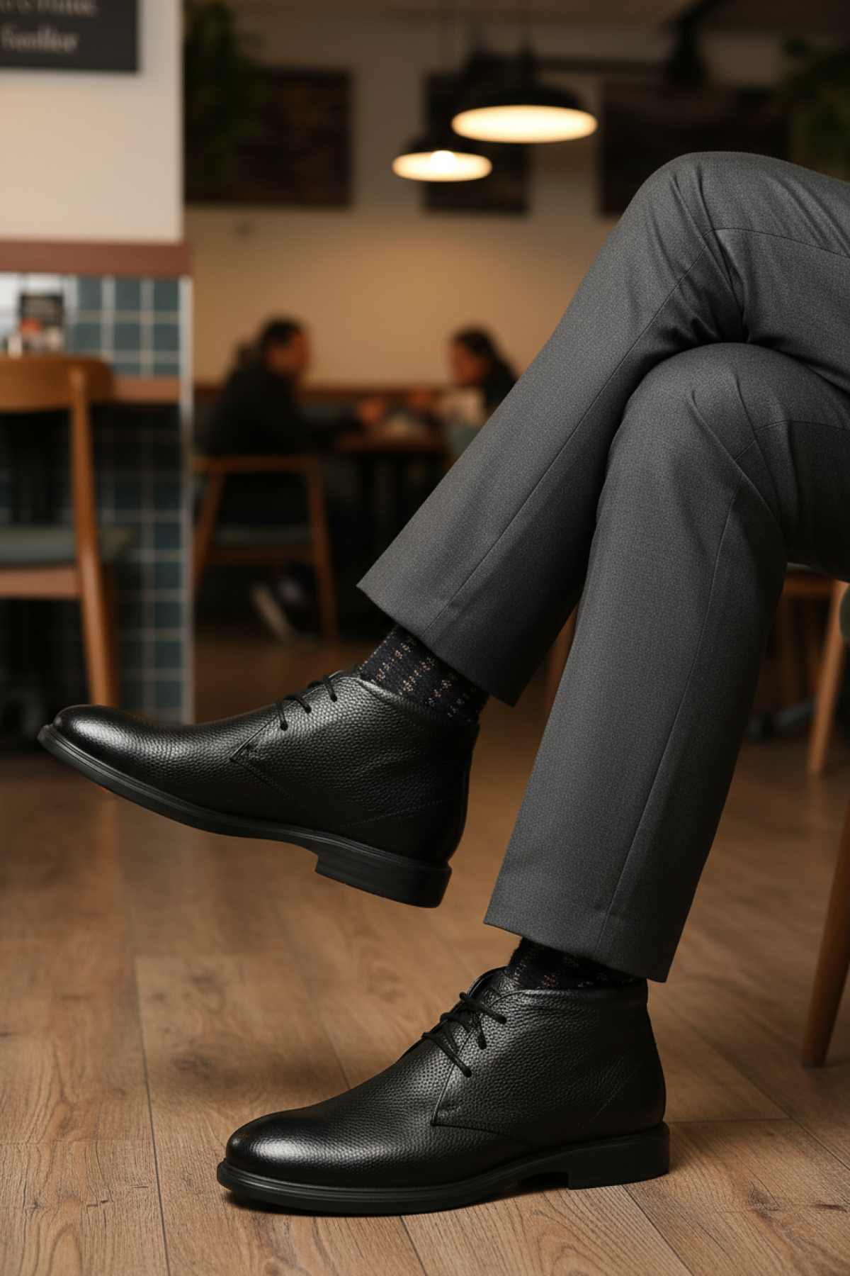 İnci INCI SOME 5PR Siyah Erkek Klasik Bot - Görsel 3