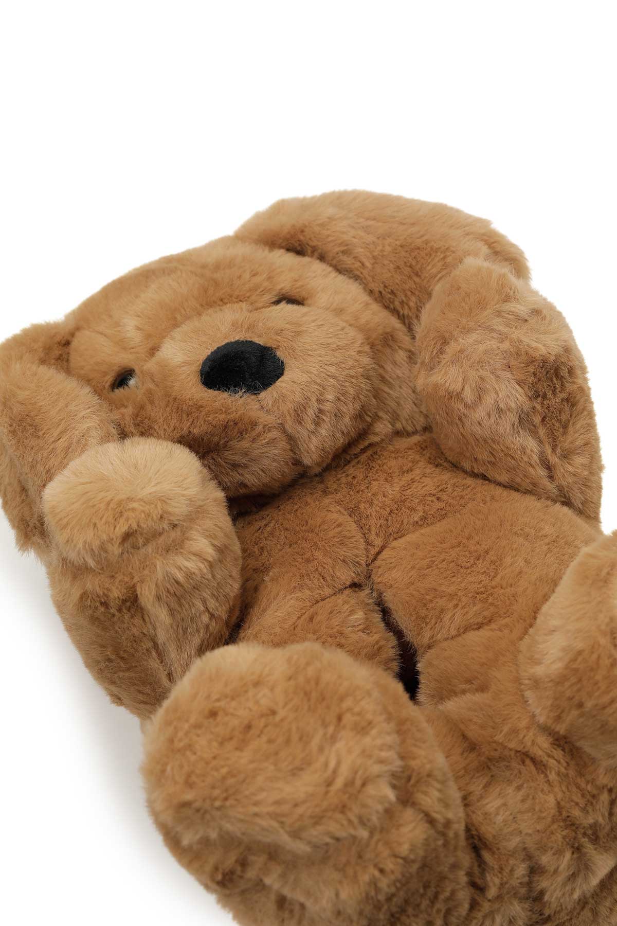 607106.Z5PR Kahverengi Kadın Panduf - Görsel 8