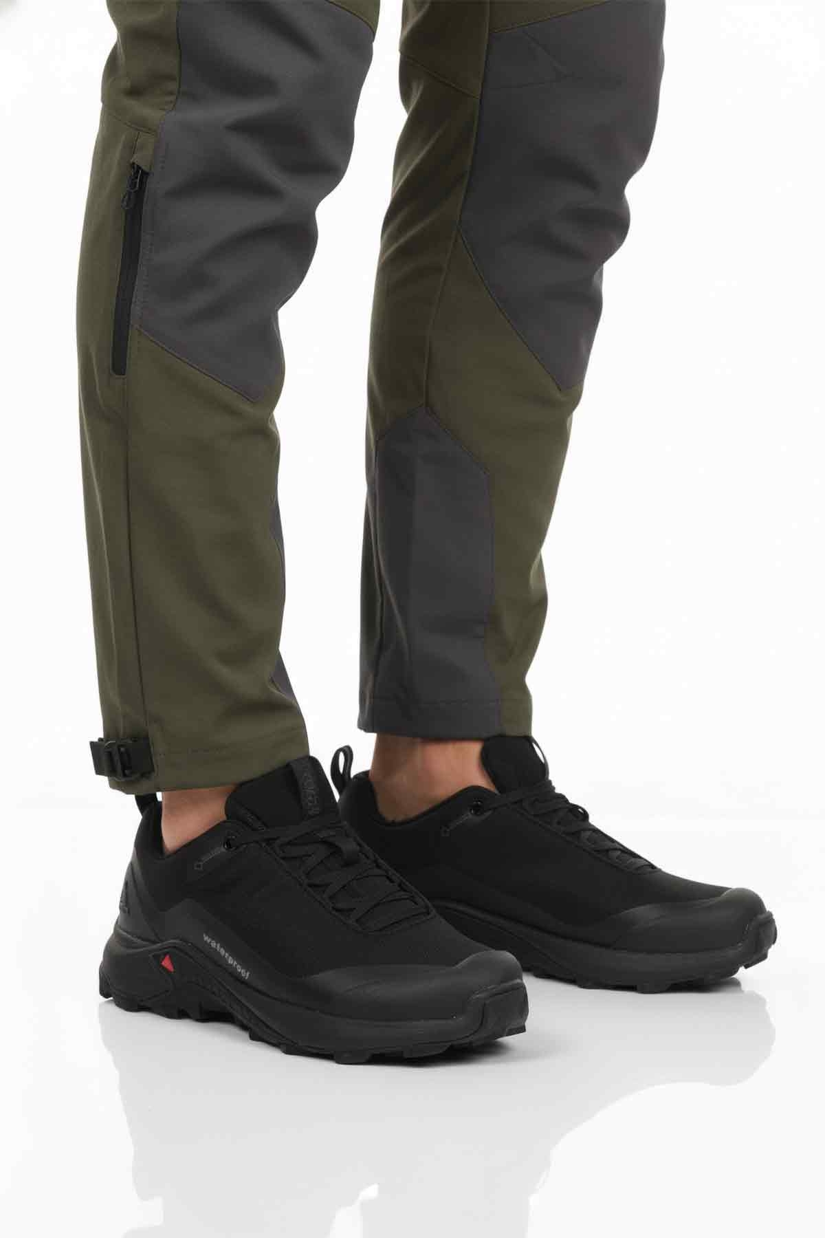 Siyah Bağcıklı Su Geçirmez Erkek Outdoor Ayakkabı - Görsel 2