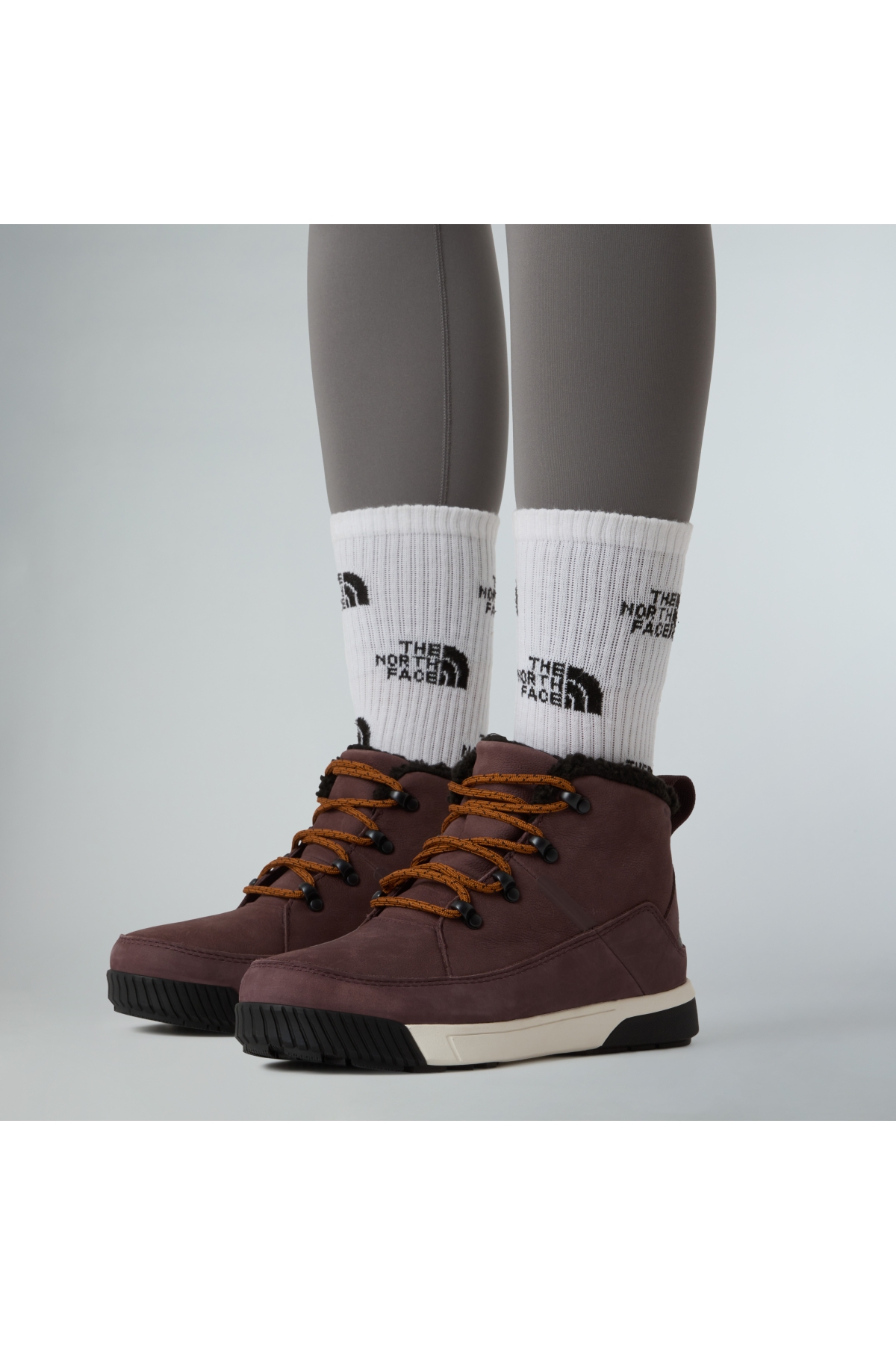 W Sıerra Mıd Lace Wp Kadin Kahverengi Outdoor Ayakkabı Nf0a4t3xc9r1 - Görsel 2