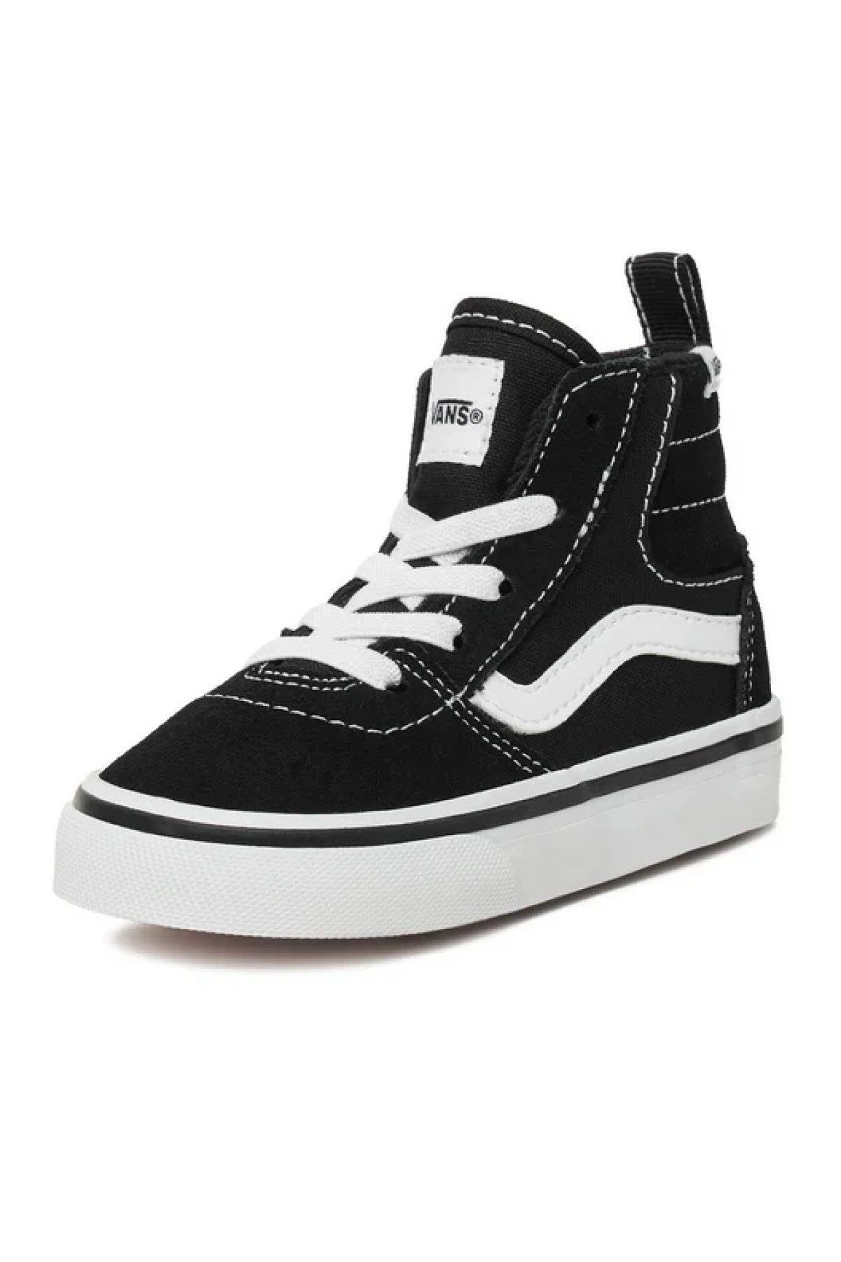 Ashwood Hi Decon Side Zip Çocuk Siyah-beyaz Spor Ayakkabı Vn000dbtba21 - Görsel 3