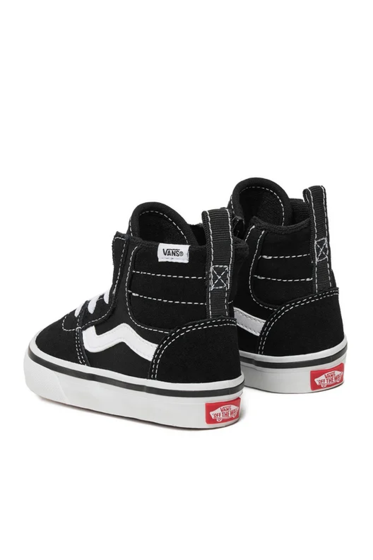 Ashwood Hi Decon Side Zip Çocuk Siyah-beyaz Spor Ayakkabı Vn000dbtba21 - Görsel 6