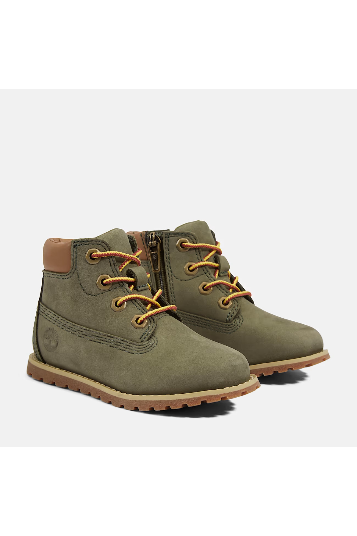 Pokey Pine Mıd Lace Up Wıth Zıp Boot Çocuk Haki Bot Tb1a1vosa581 - Görsel 3