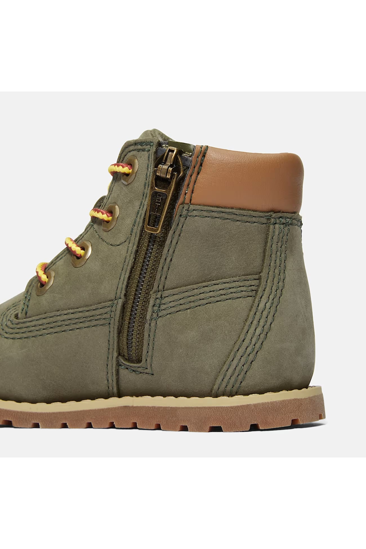 Pokey Pine Mıd Lace Up Wıth Zıp Boot Çocuk Haki Bot Tb1a1vosa581 - Görsel 9