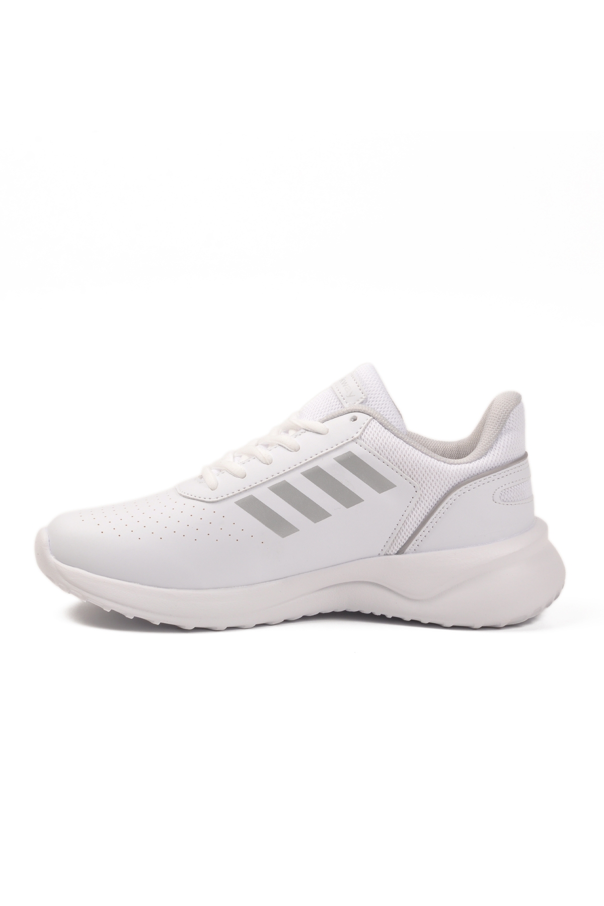 Beyaz Bağcıklı Unisex Spor Ayakkabı - Görsel 5