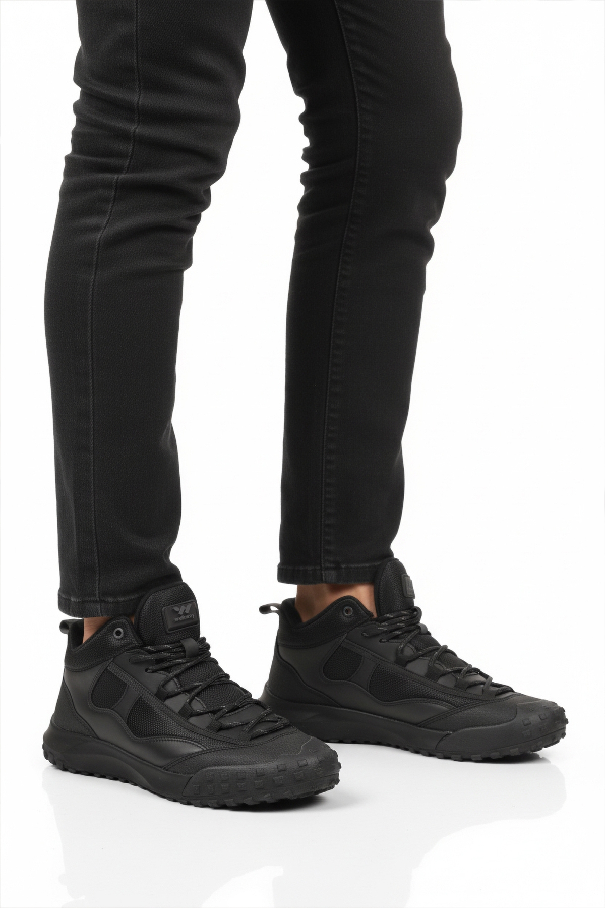 Siyah Bağcıklı Erkek Outdoor Ayakkabı - Görsel 2