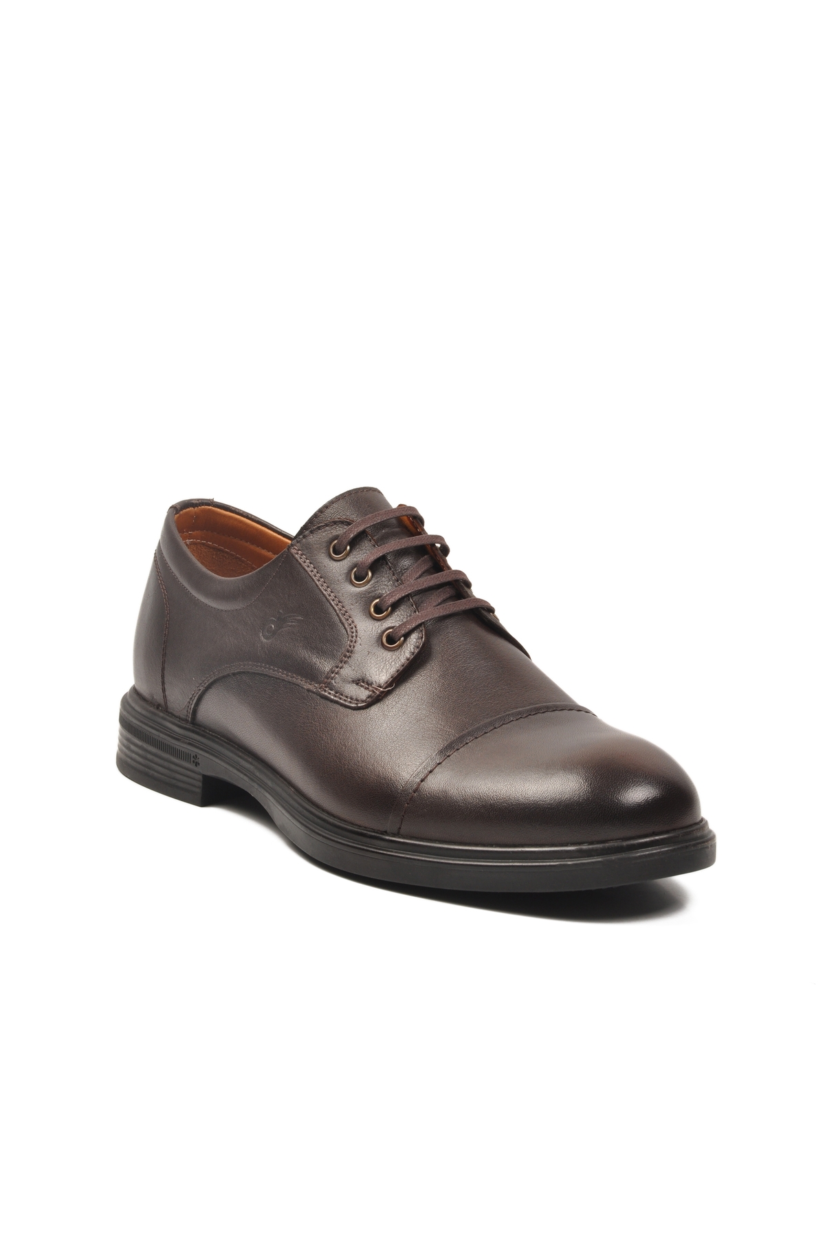 Kahve Hakiki Deri Ortopedik Erkek Klasik Ayakkabı - Görsel 4