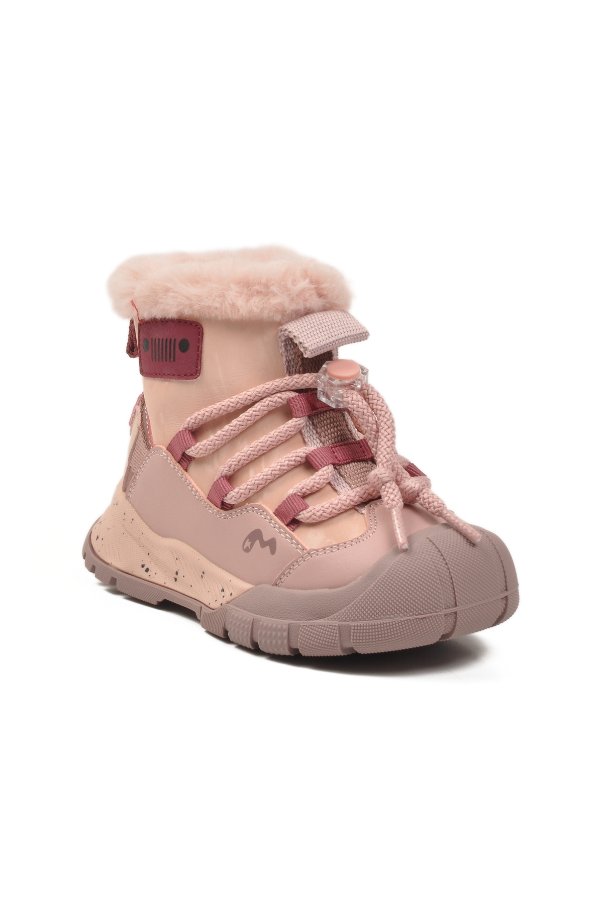 Marcokids Pudra İçi Kürklü Kız Çocuk Düz Bot - Görsel 4
