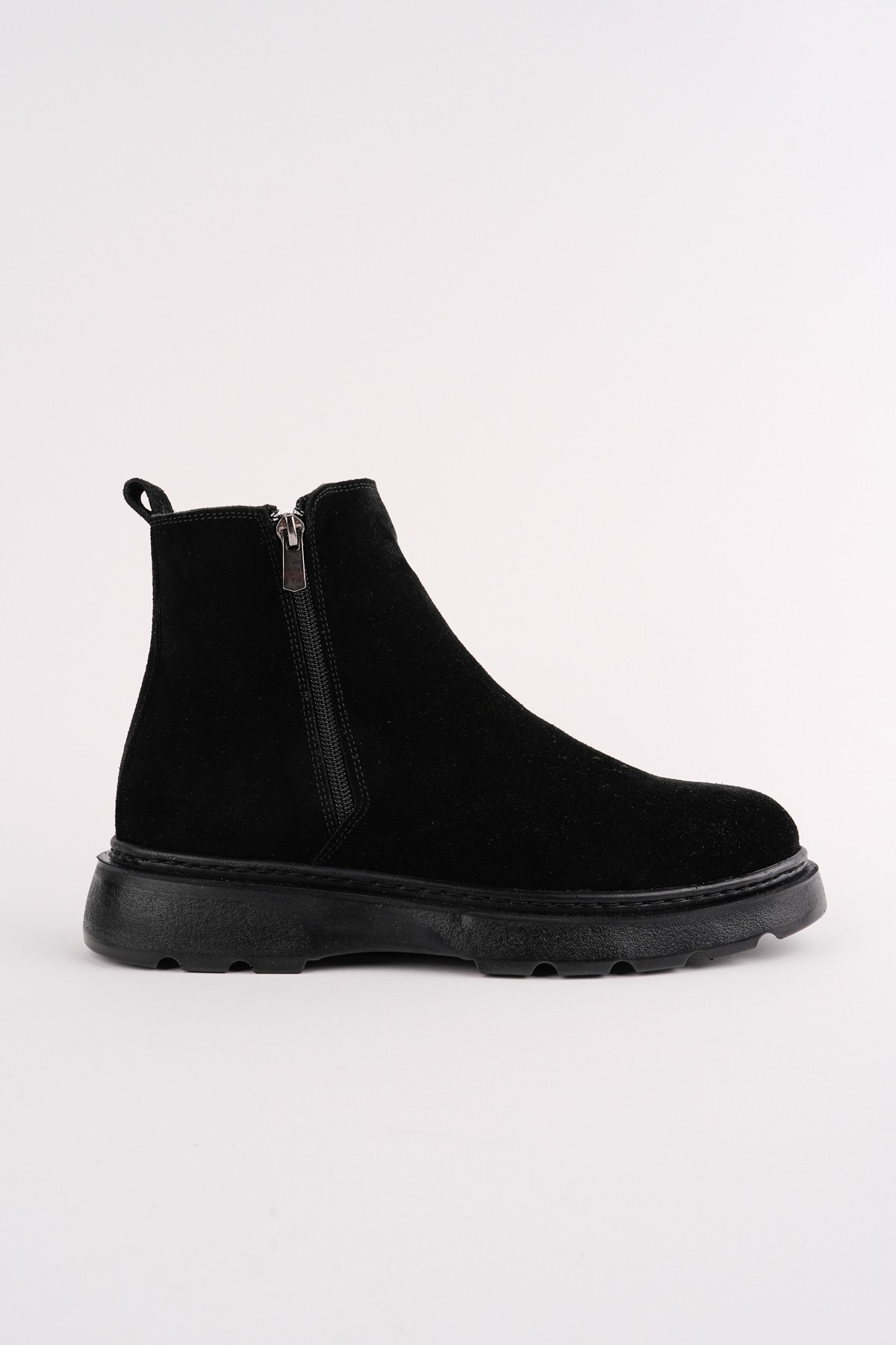 Chelsea Hakiki Deri Çift Fermuarlı Garantili Erkek Kışlık Bot - Görsel 3