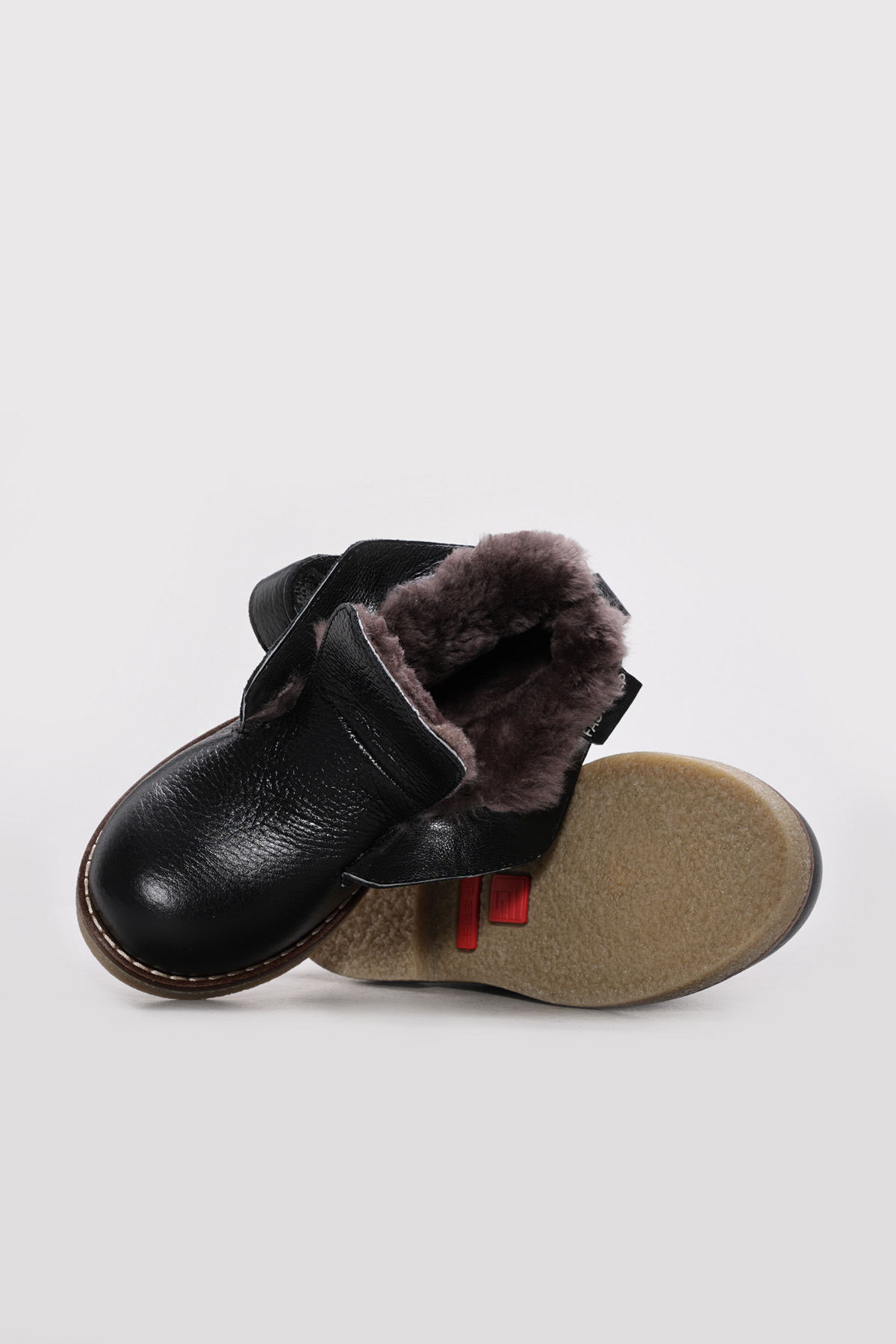 Hakiki Deri Kürklü Unisex Çocuk Klasik Bot 257KFA2023 - Görsel 4