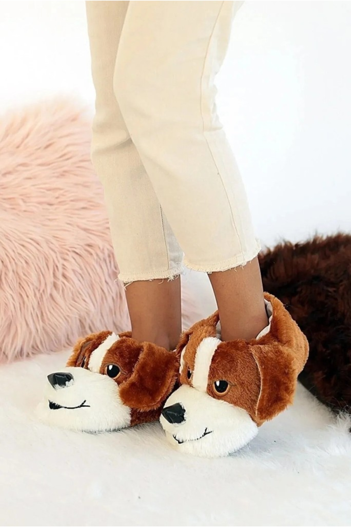 Çiçek 160-26 Termal Köpek Figürlü Panduf 36-40 - Görsel 2