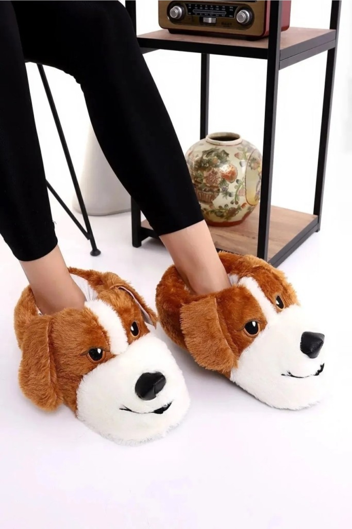 Çiçek 160-26 Termal Köpek Figürlü Panduf 36-40 - Görsel 3