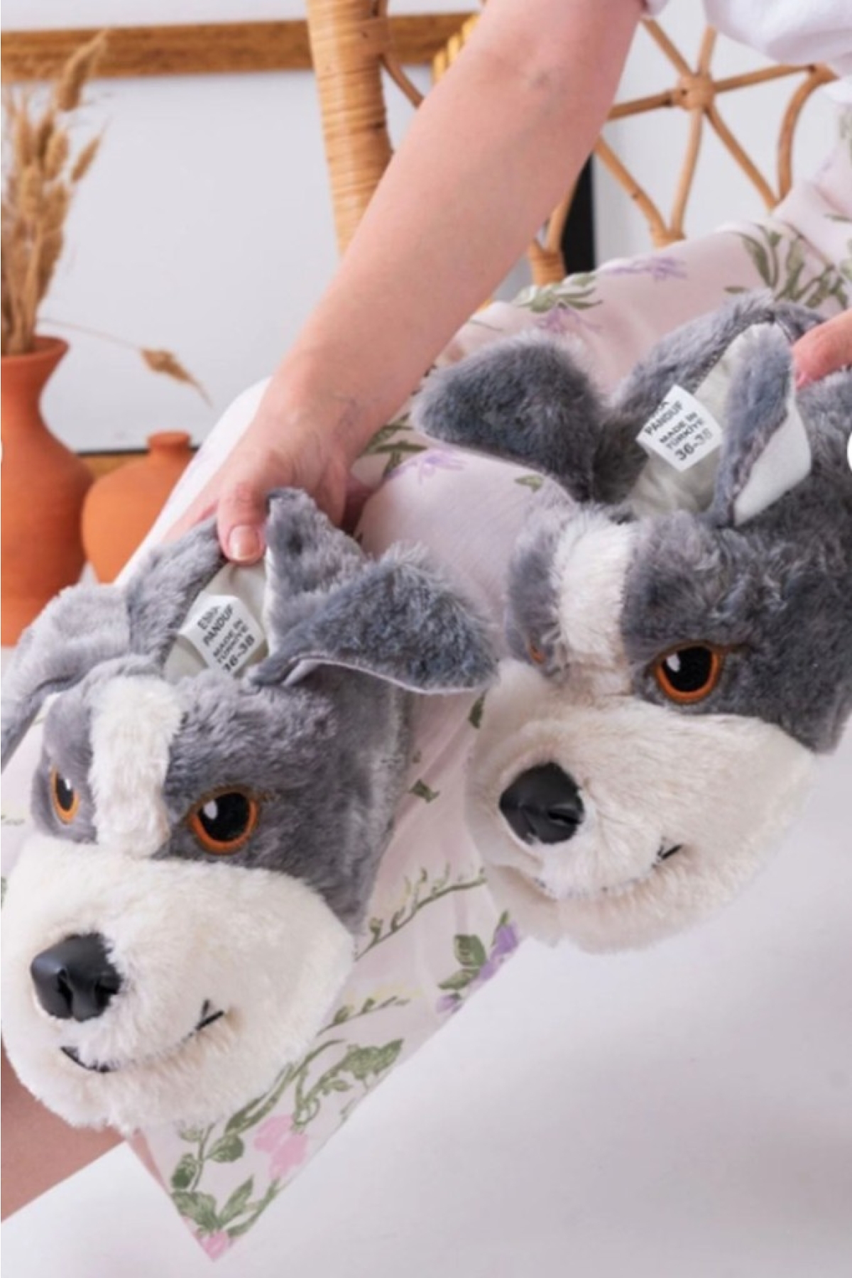 Çiçek 160-26 Termal Köpek Figürlü Panduf 36-40 - Görsel 3