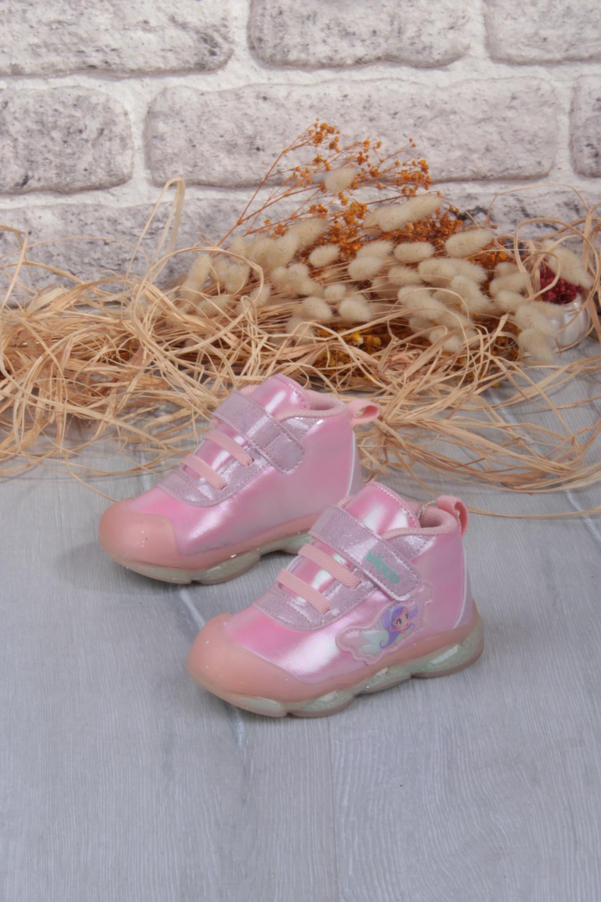 946.B25K.445 Gemini Pudra Anatomik Işıklı Kız Çocuk Bot - Görsel 4