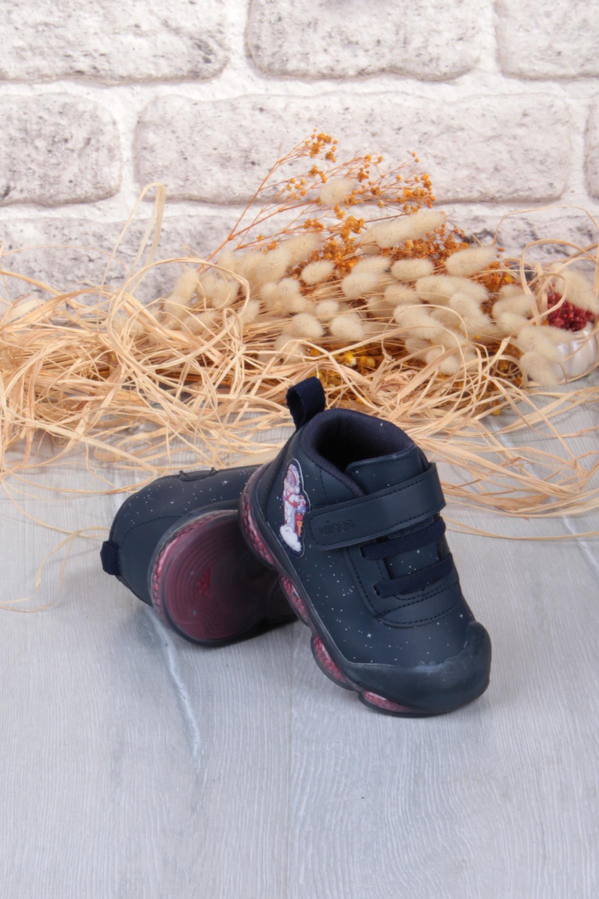 946.B25K.447 Geminis Lacivert Anatomik Işıklı Erkek Çocuk Bot - Görsel 7