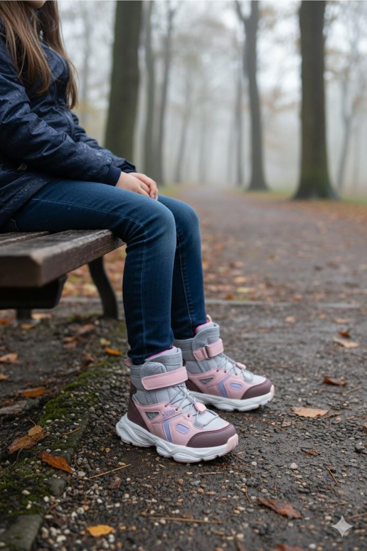 943.P25K.502 Tog Gümüş Hafif Rahat Kız Çocuk Bot - Görsel 3