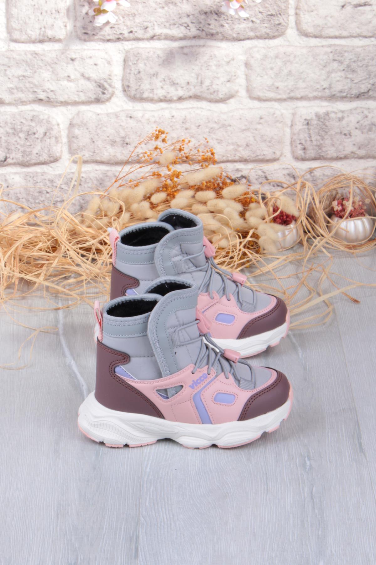 943.P25K.502 Tog Gümüş Hafif Rahat Kız Çocuk Bot - Görsel 7