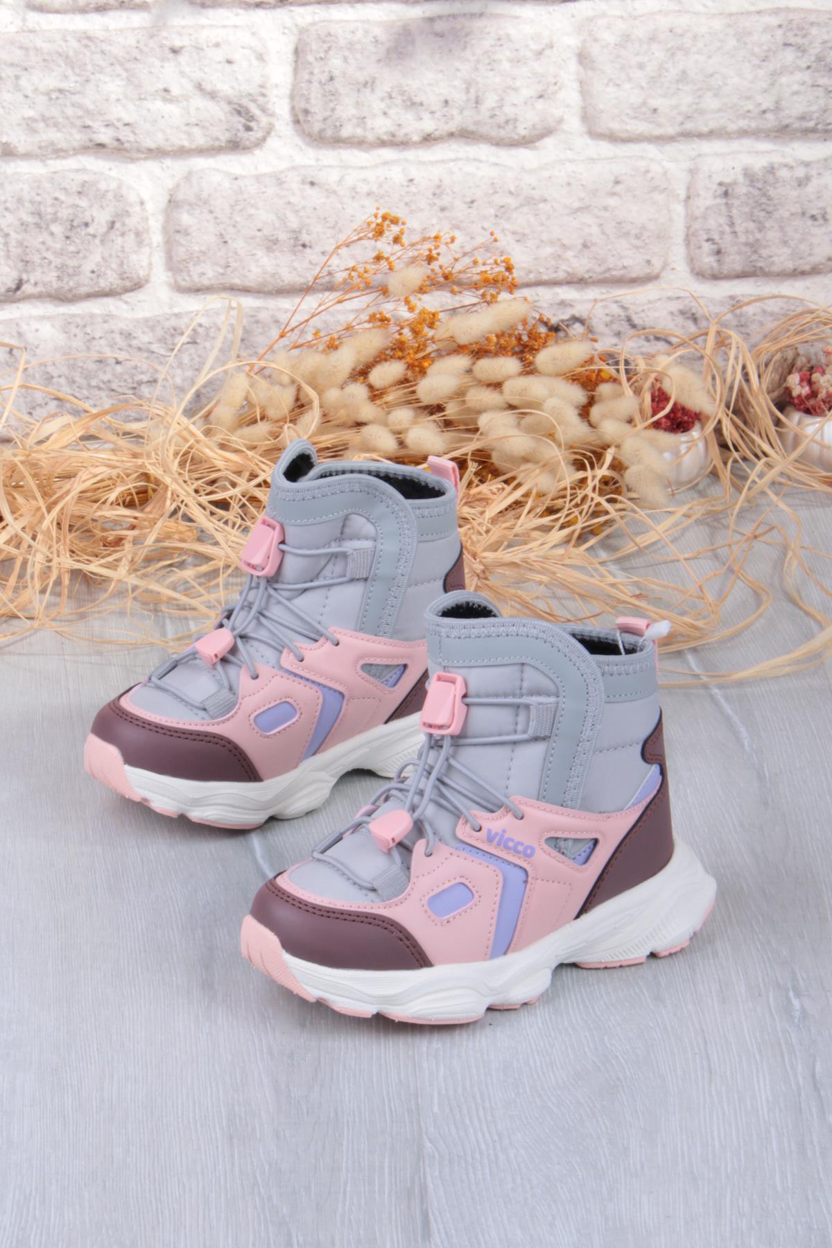 943.P25K.502 Tog Gümüş Hafif Rahat Kız Çocuk Bot - Görsel 8