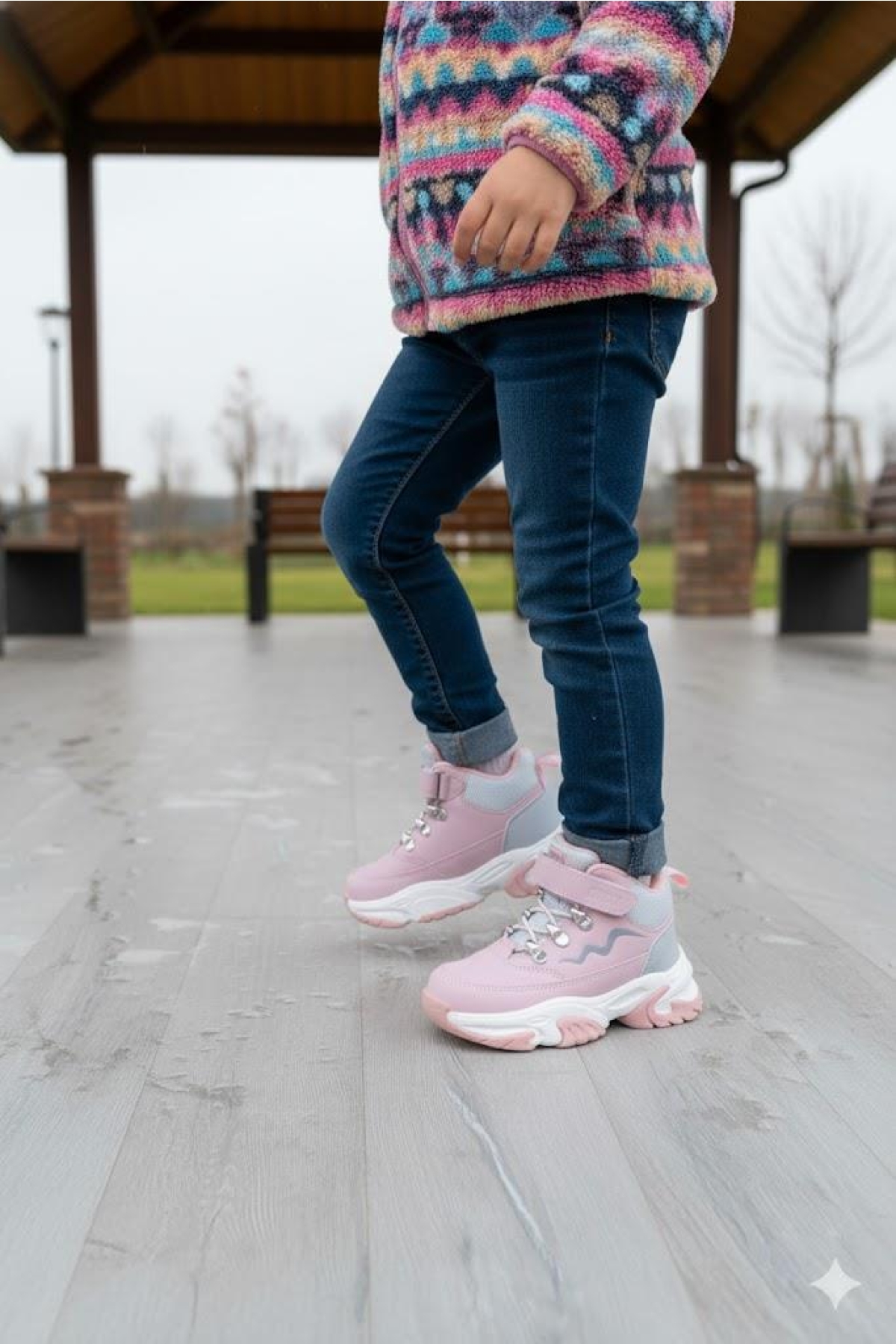 Evil Cool Anatomik Sıcak Astar Kaymaz Taban Kız Çocuk Bot - Görsel 4