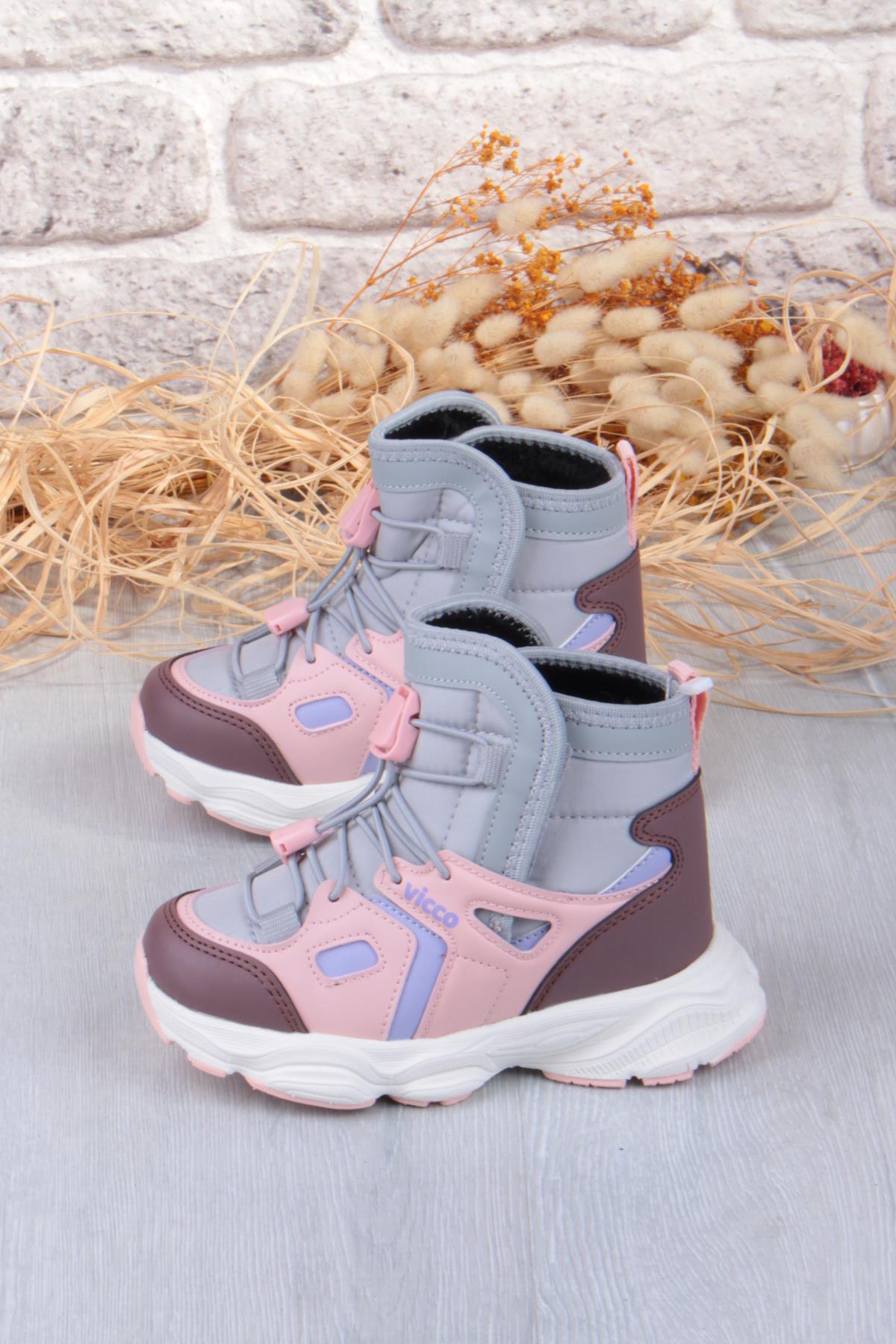 943.F25K.502 Tog Gümüş Hafif Rahat Kız Çocuk Bot - Görsel 9