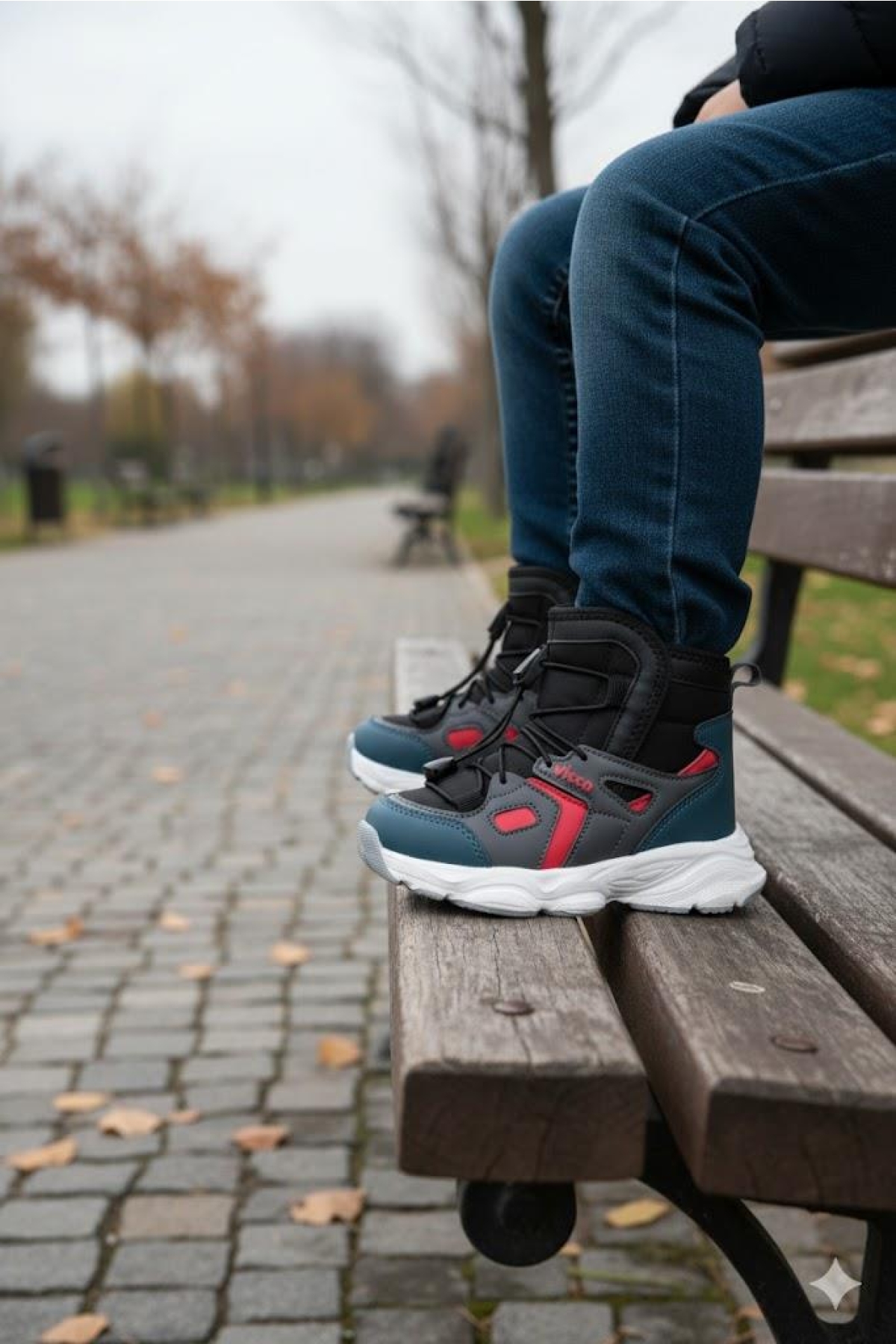 943.P25K.502 Tog Siyah Hafif Rahat Erkek Çocuk Bot - Görsel 3