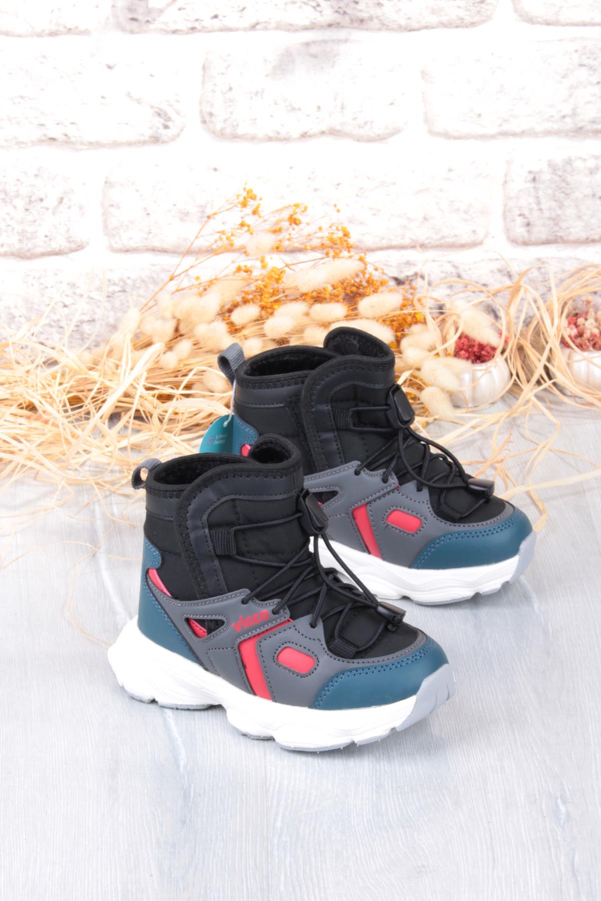 943.P25K.502 Tog Siyah Hafif Rahat Erkek Çocuk Bot - Görsel 6