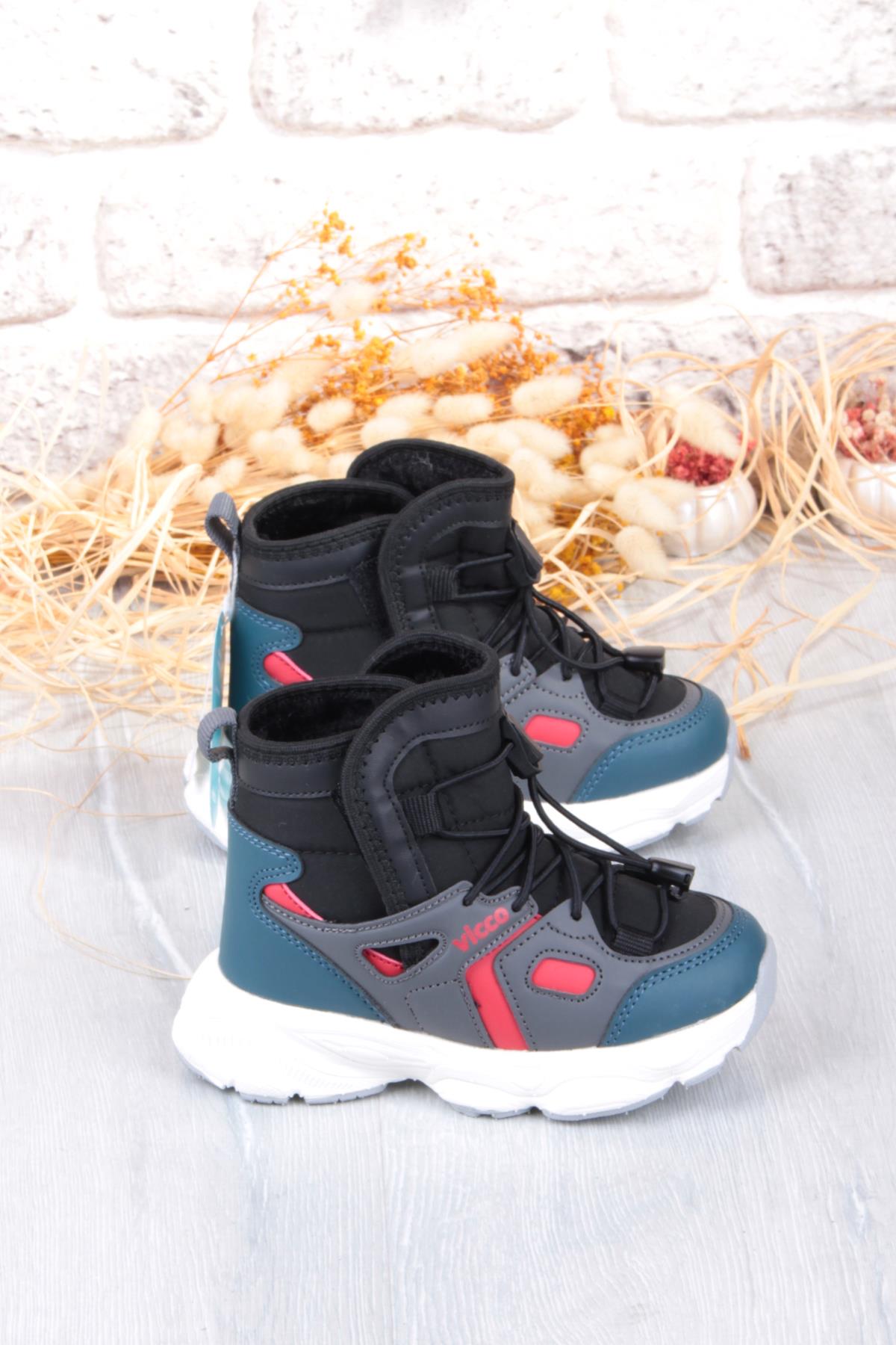 943.P25K.502 Tog Siyah Hafif Rahat Erkek Çocuk Bot - Görsel 7