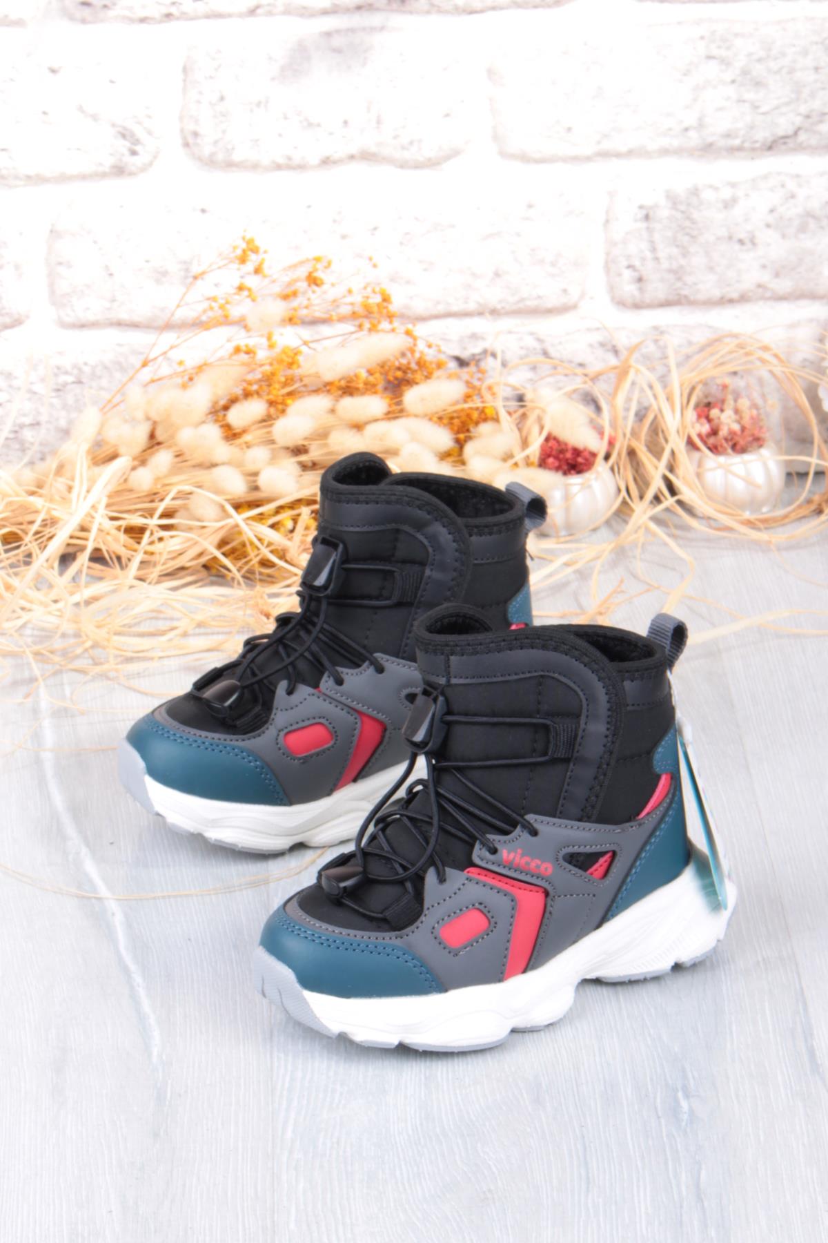 943.P25K.502 Tog Siyah Hafif Rahat Erkek Çocuk Bot - Görsel 8