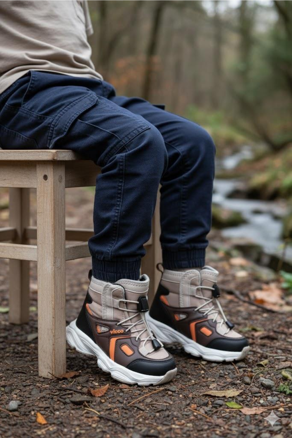 943.P25K.502 Tog Bej Hafif Rahat Erkek Çocuk Bot - Görsel 2