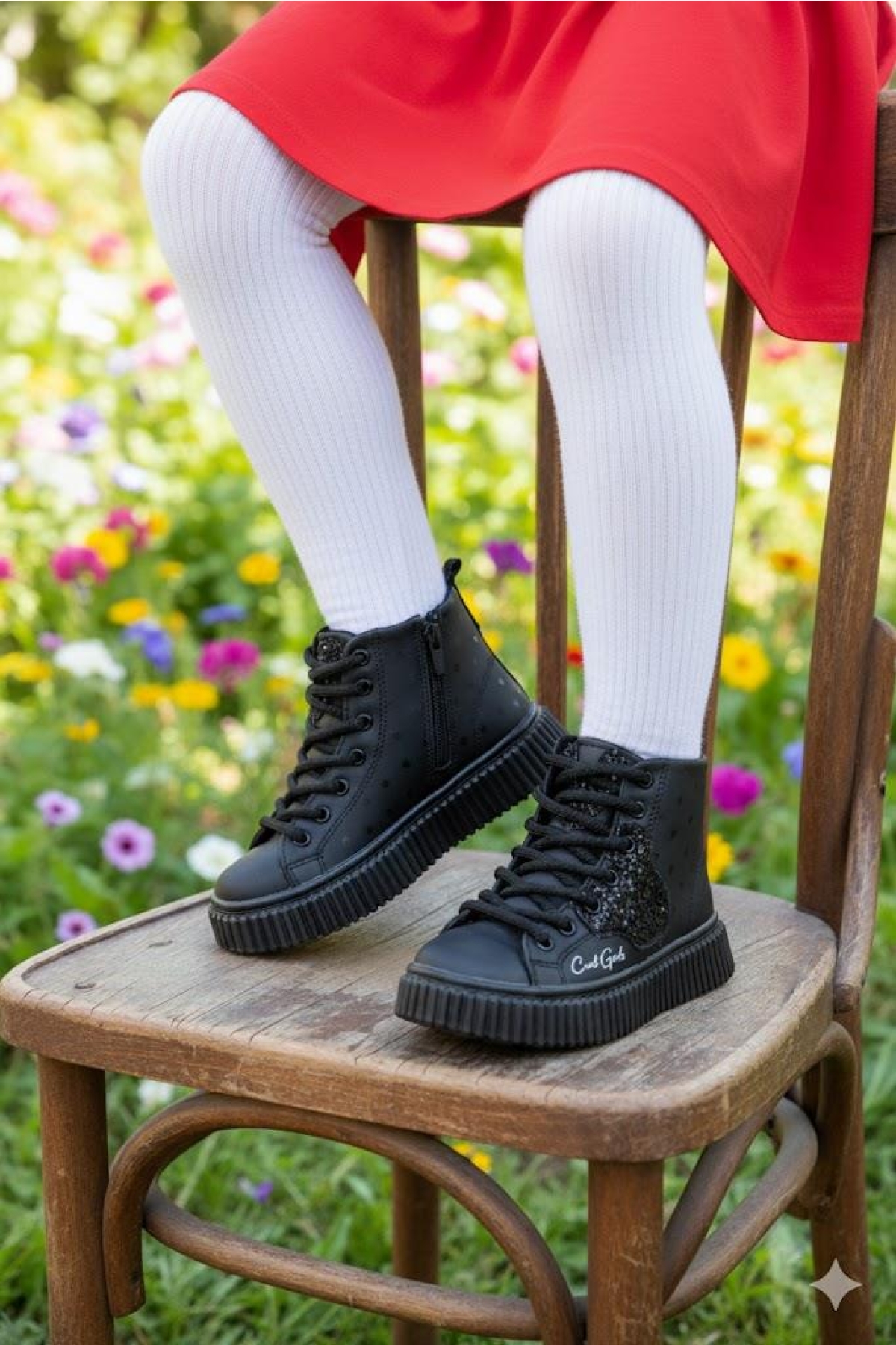 Aisha Cool Anatomik Sıcak Astar Kaymaz Taban Kız Çocuk Bot - Görsel 2