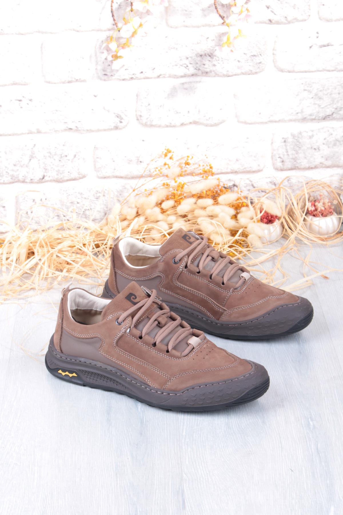 772522 Rahat Esnek Orijinal Ürün Hakiki Deri Sneakers Erkek Ayakkabı - Görsel 6