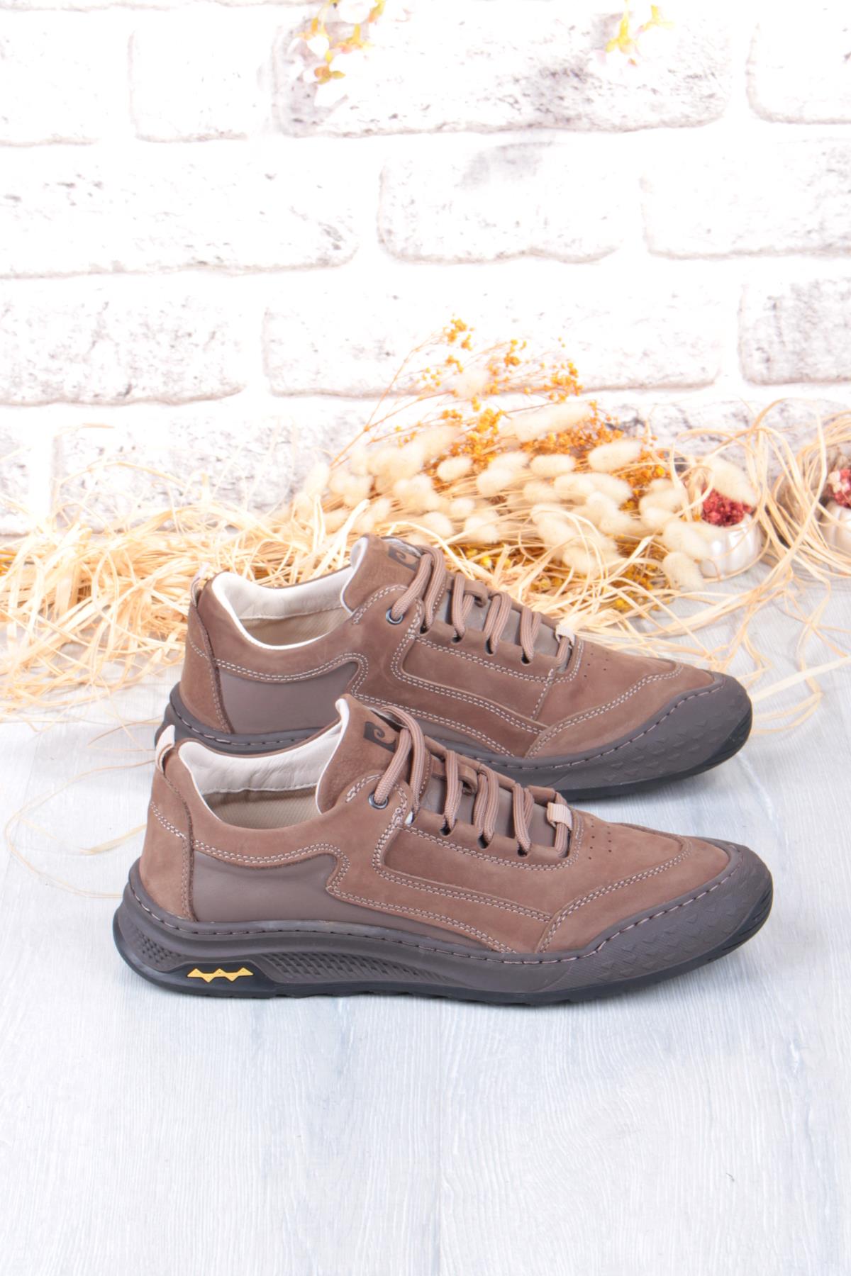 772522 Rahat Esnek Orijinal Ürün Hakiki Deri Sneakers Erkek Ayakkabı - Görsel 7