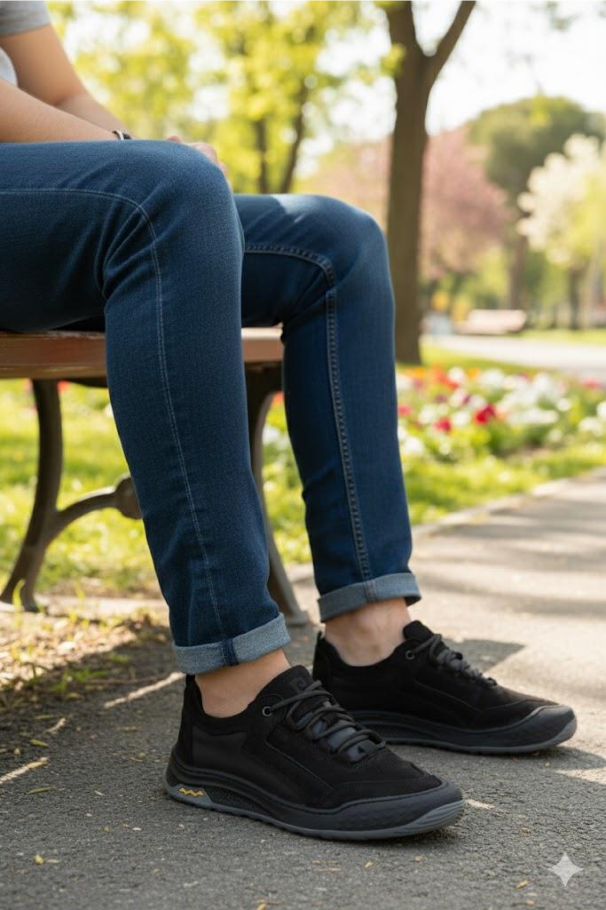 772522 Rahat Esnek Orijinal Ürün Hakiki Deri Sneakers Erkek Ayakkabı - Görsel 2