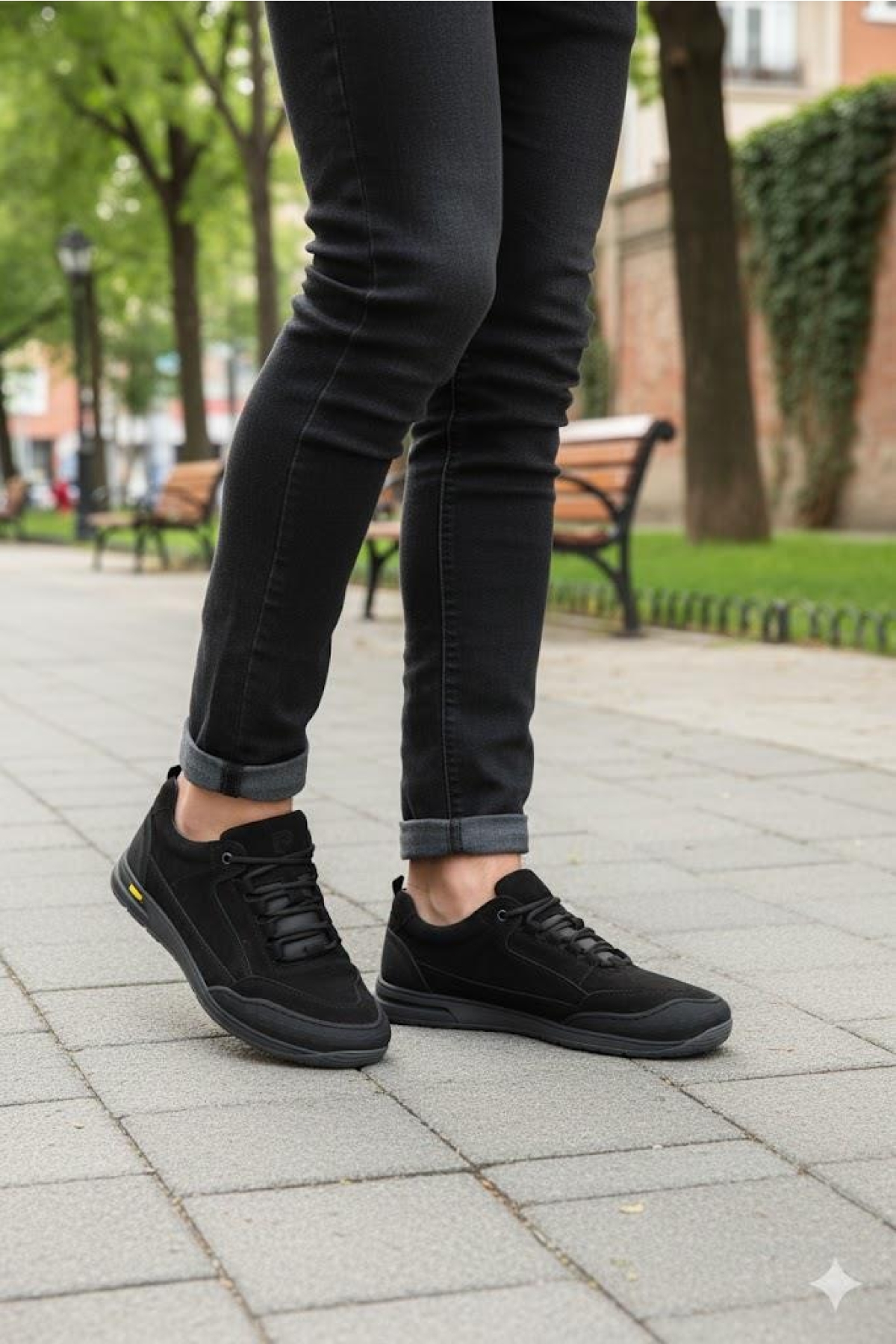 772522 Rahat Esnek Orijinal Ürün Hakiki Deri Sneakers Erkek Ayakkabı - Görsel 4