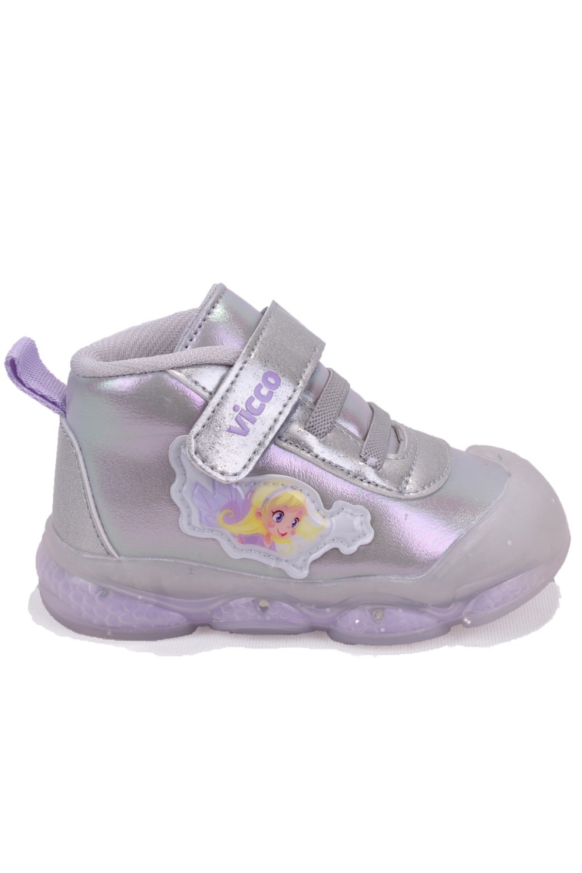 Gemini 946B25K445 Gri Ortopedik Işıklı Kız Bebe Spor Bot - Görsel 3