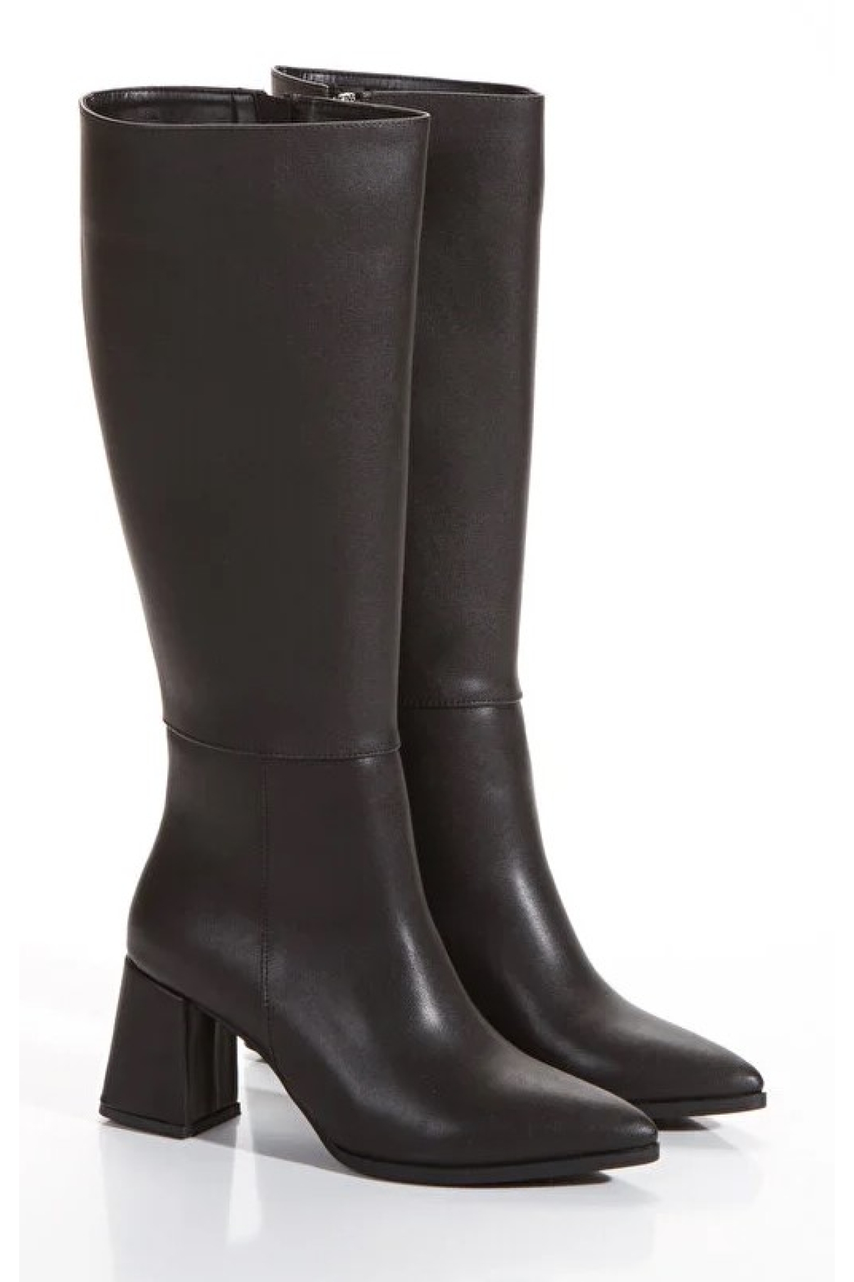 Sivri Burun Fermuarsız Kadın Çizme - Görsel 3