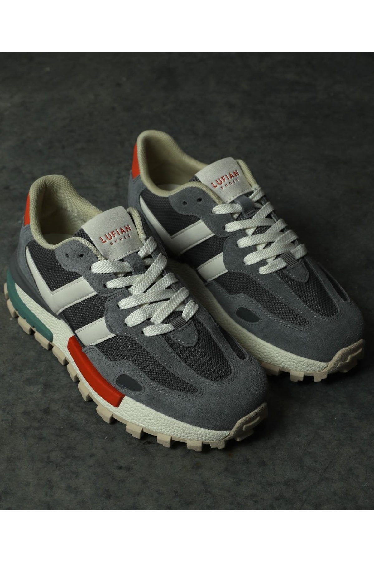 121230035 Stella Deri Unisex Sneaker Ayakkabı - Görsel 4