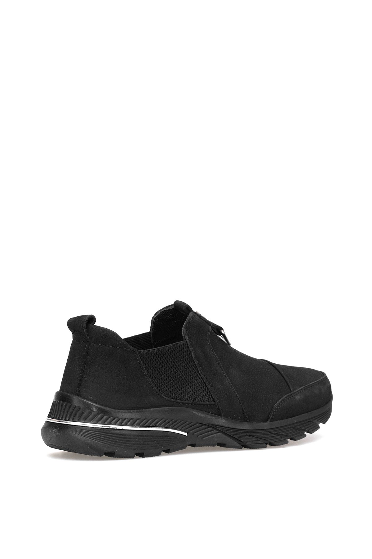 Elit ERLPLV028-D-F Kadın Hakiki Deri Ortopedik Casual Ayakkabı Siyah - Görsel 5