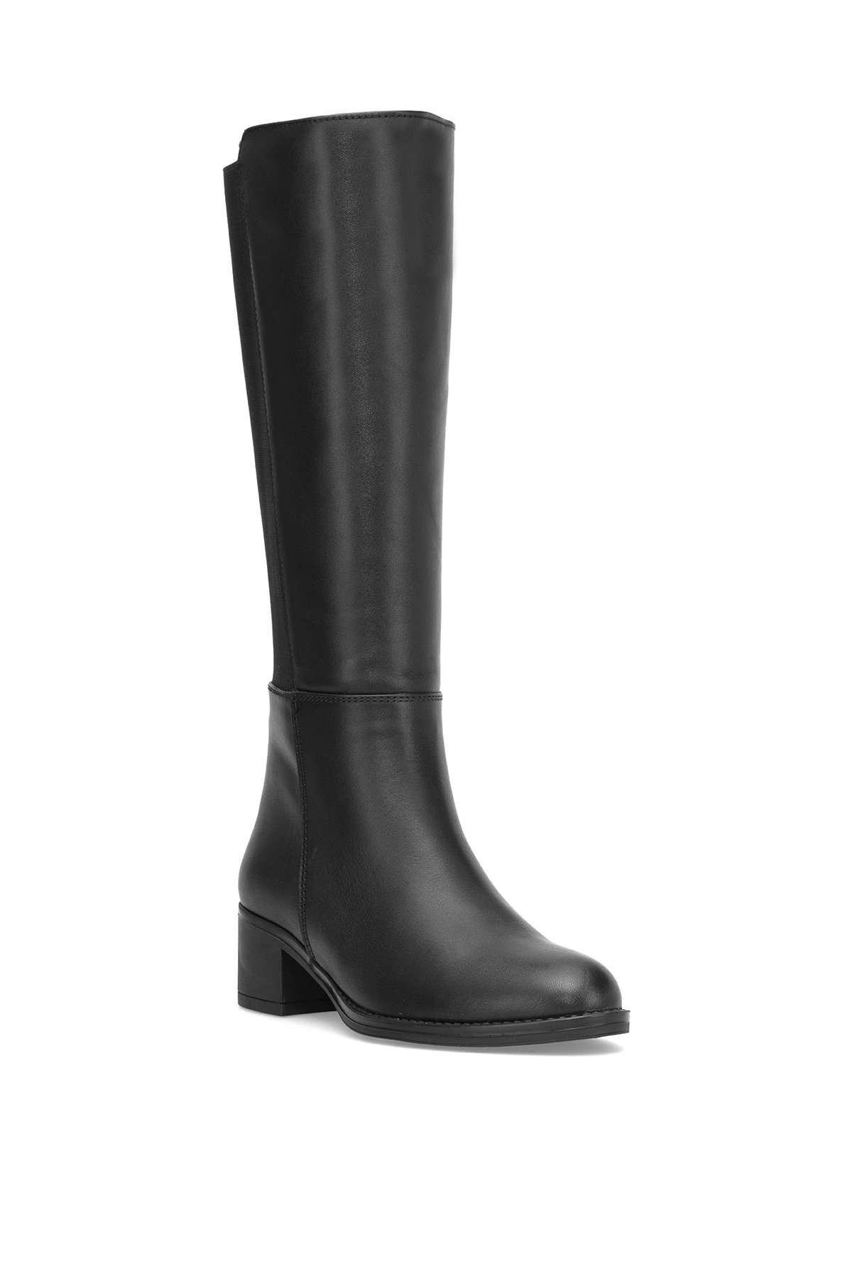 D25KC-2300 Kadın Hakiki Deri Topuklu Çizme Siyah - Görsel 3