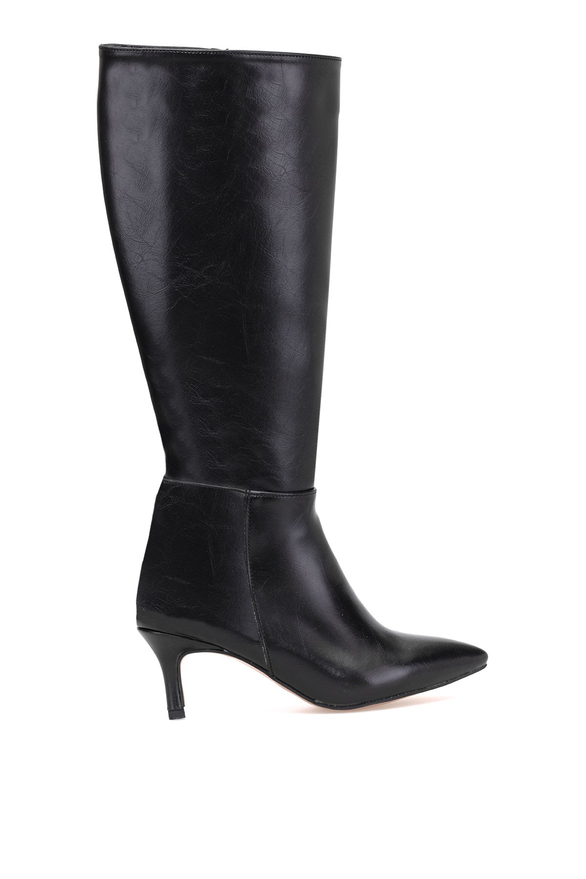 Elit Brk612C Kadın Topuklu Çizme Siyah - Görsel 2