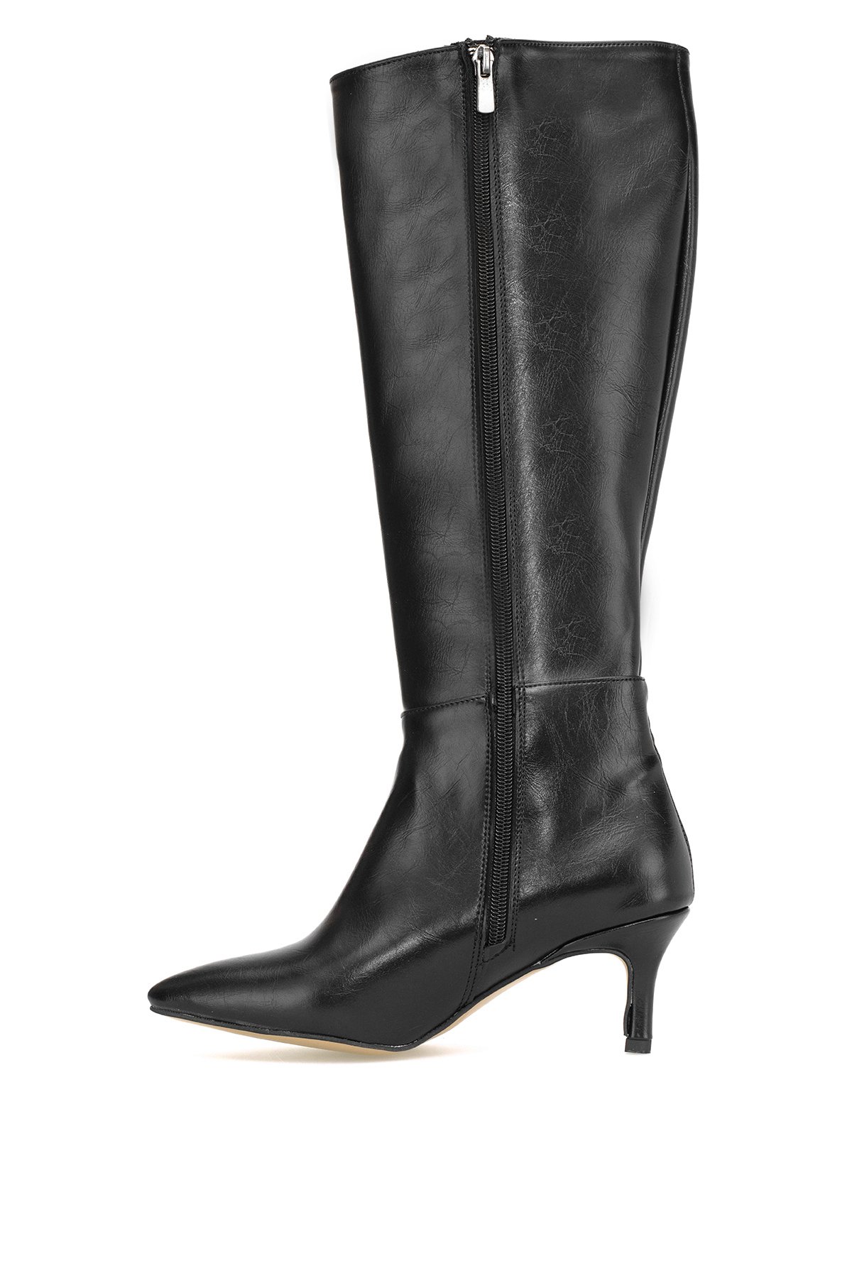 Elit Brk612C Kadın Topuklu Çizme Siyah - Görsel 4