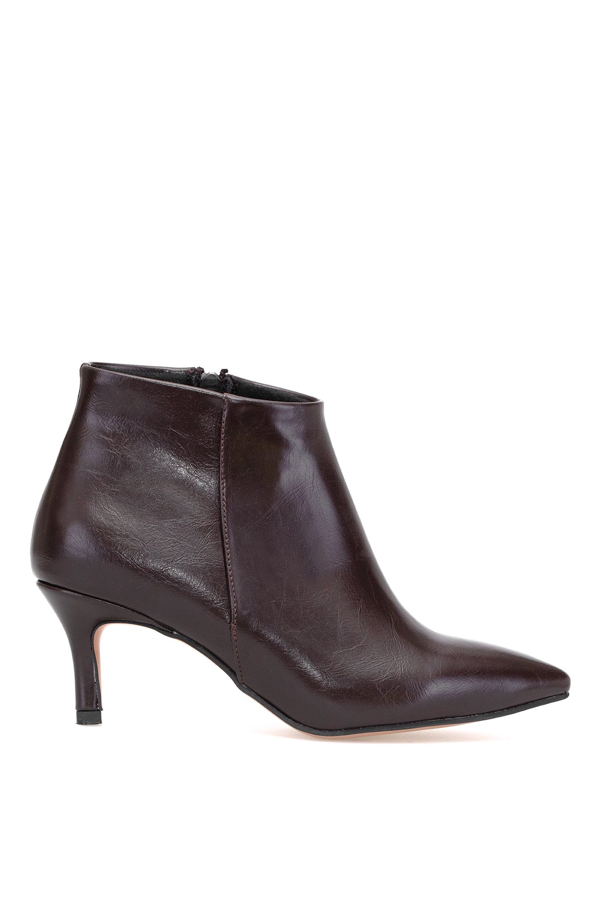 Elit Brk308C Kadın Topuklu Bot Kahverengi - Görsel 2