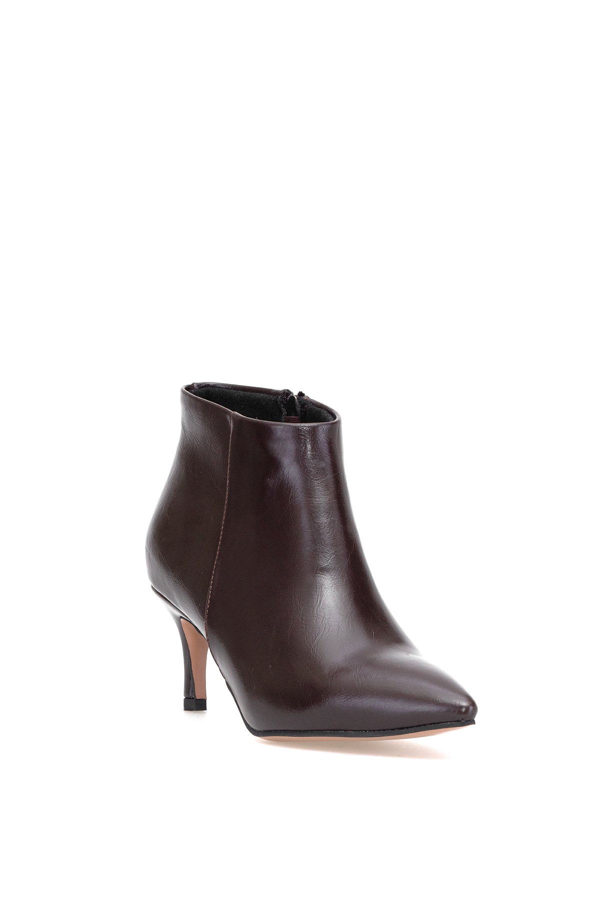 Elit Brk308C Kadın Topuklu Bot Kahverengi - Görsel 3