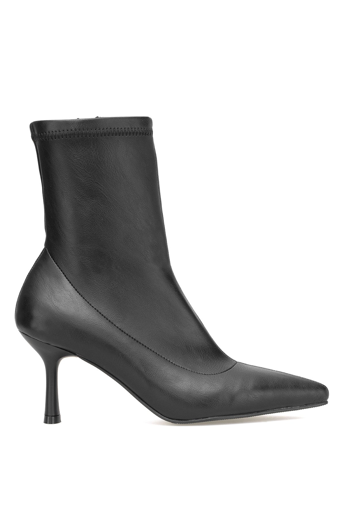 Elit 25KMST1179C Kadın Topuklu Bot Siyah - Görsel 2
