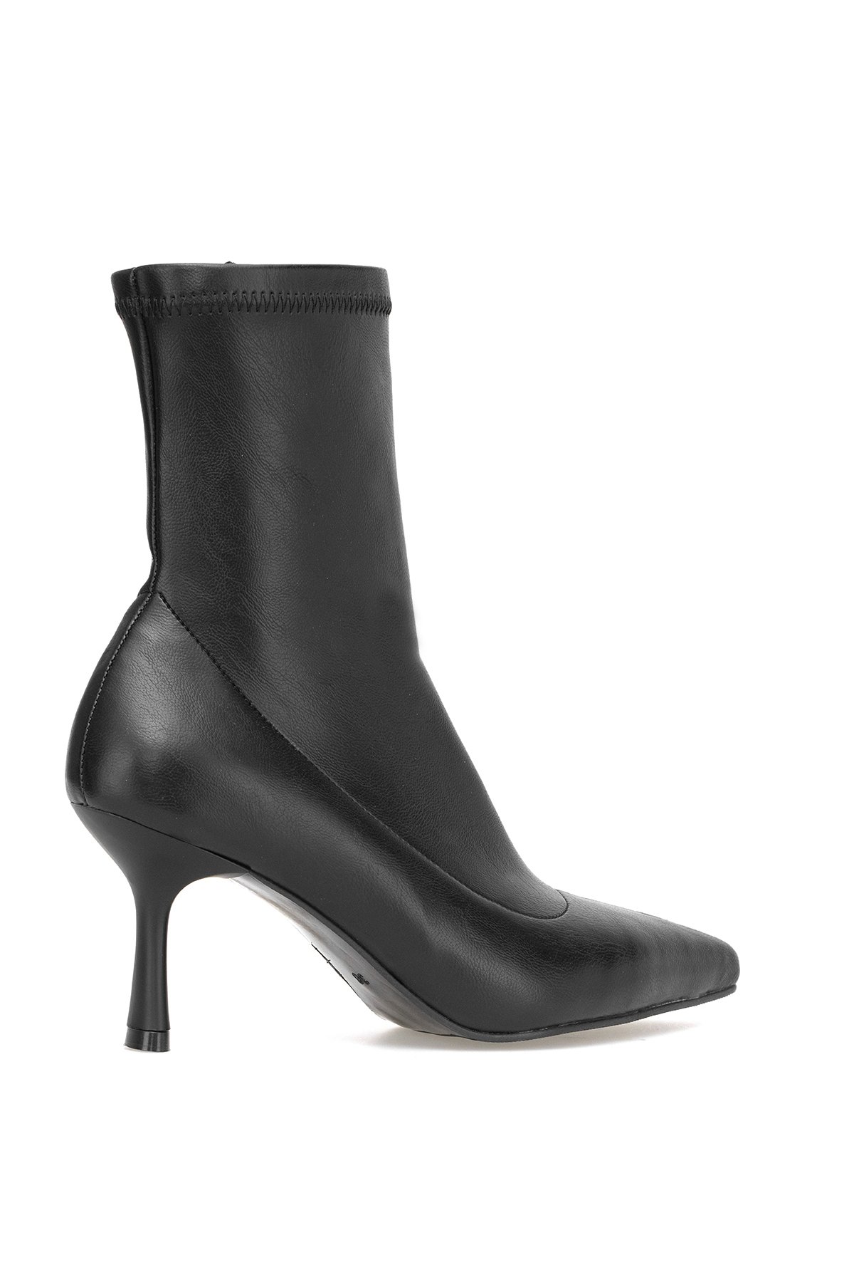 Elit 25KMST1179C Kadın Topuklu Bot Siyah - Görsel 5