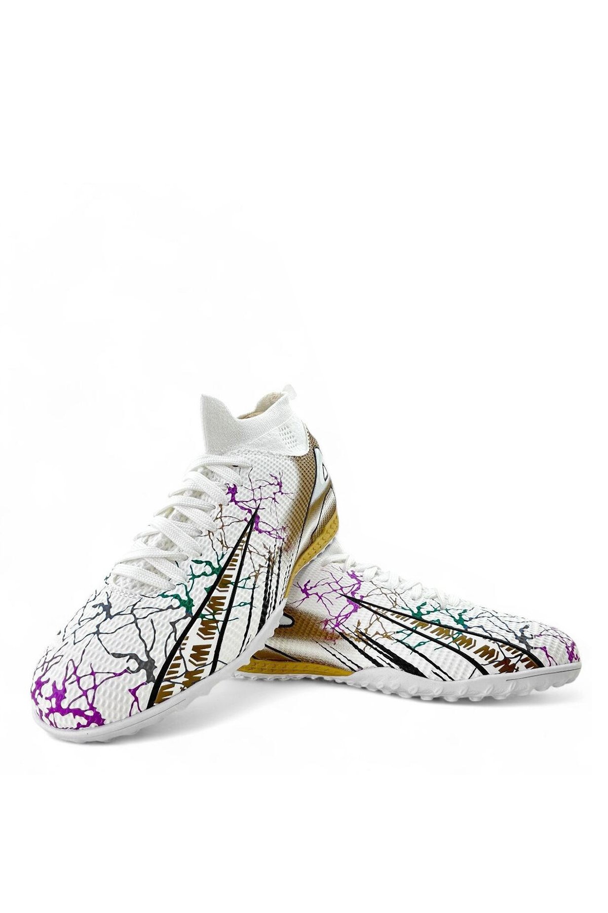 EA Sports EA1001H Garson Çoraplı Halı Saha Ayakkabısı Beyaz - Görsel 4